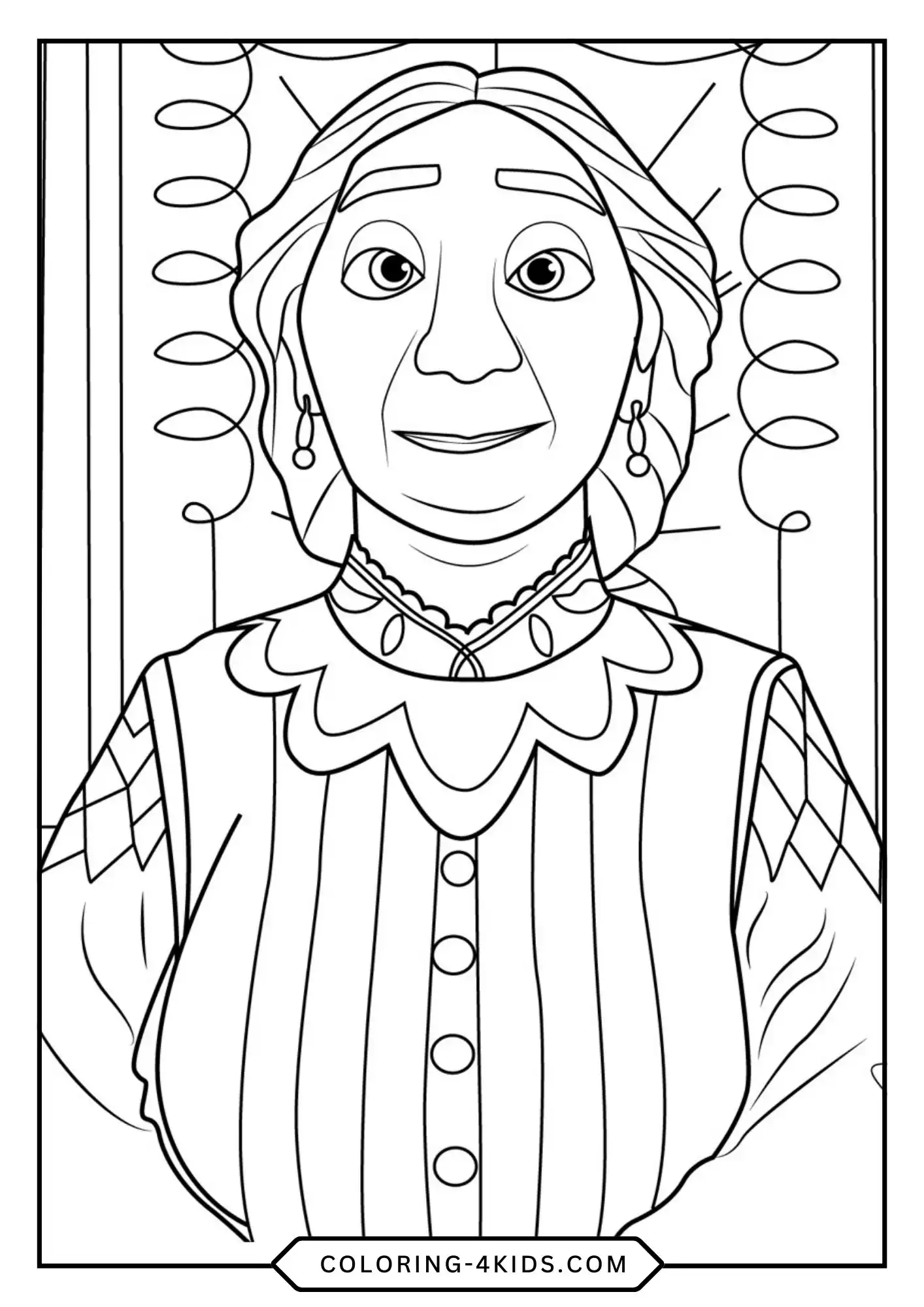 Printable Encanto Coloring Pages coloring page for kids
