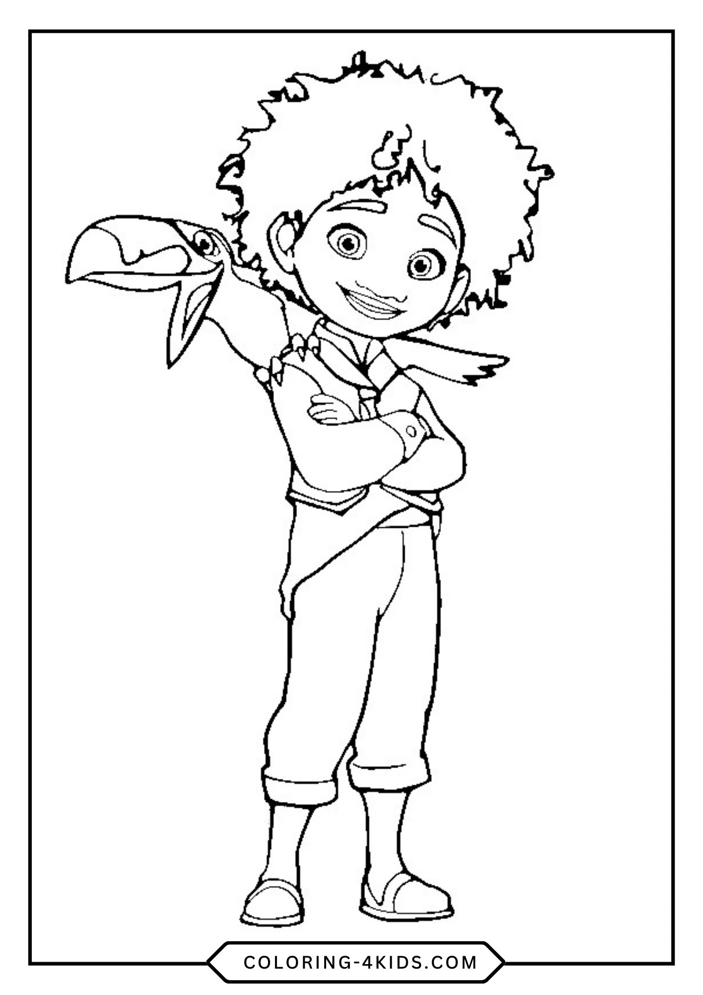 Free Encanto Coloring Pages coloring page for kids