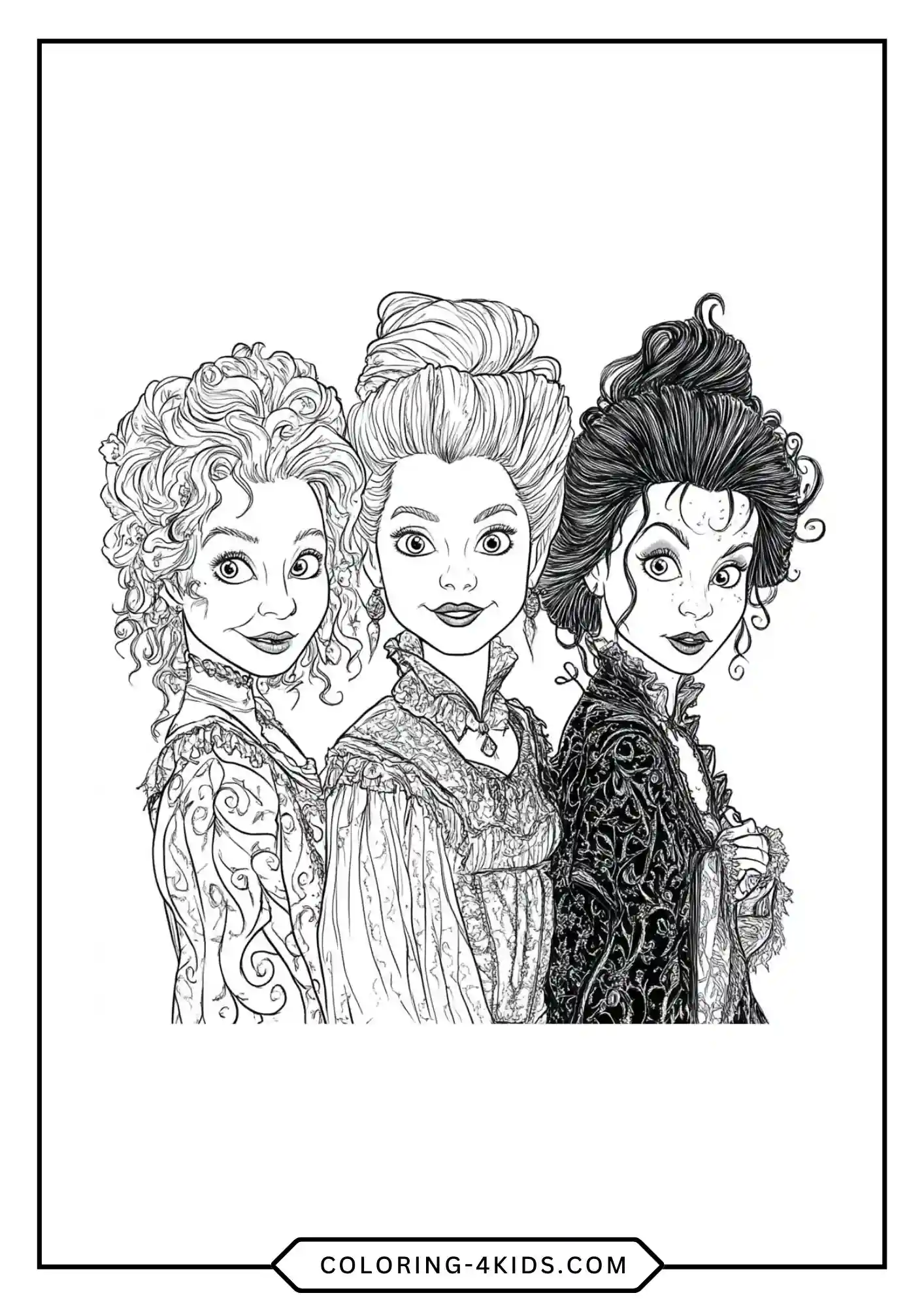 Printable Hocus Pocus Coloring Pages coloring page for kids