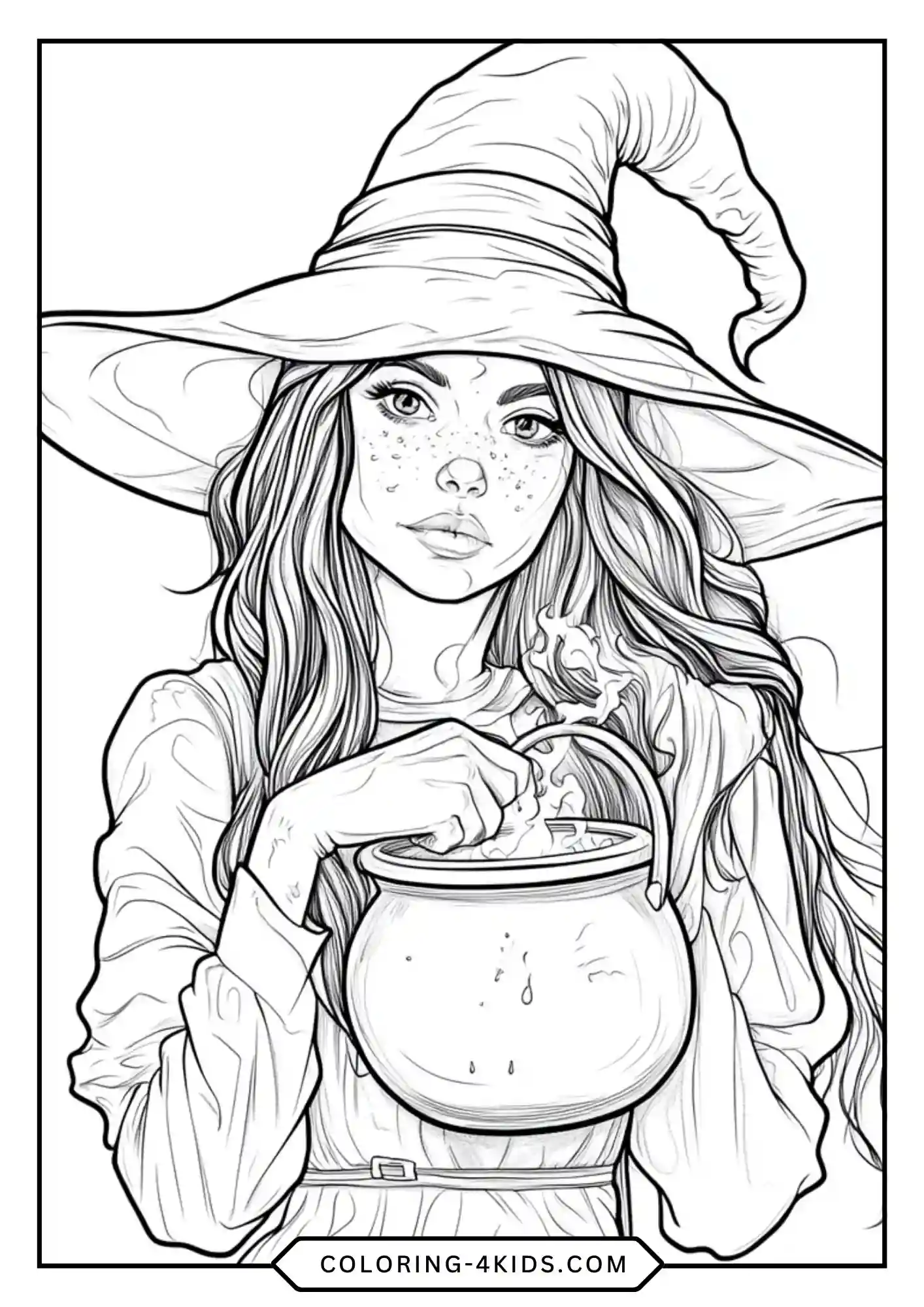 Free Hocus Pocus Coloring Pages coloring page for kids