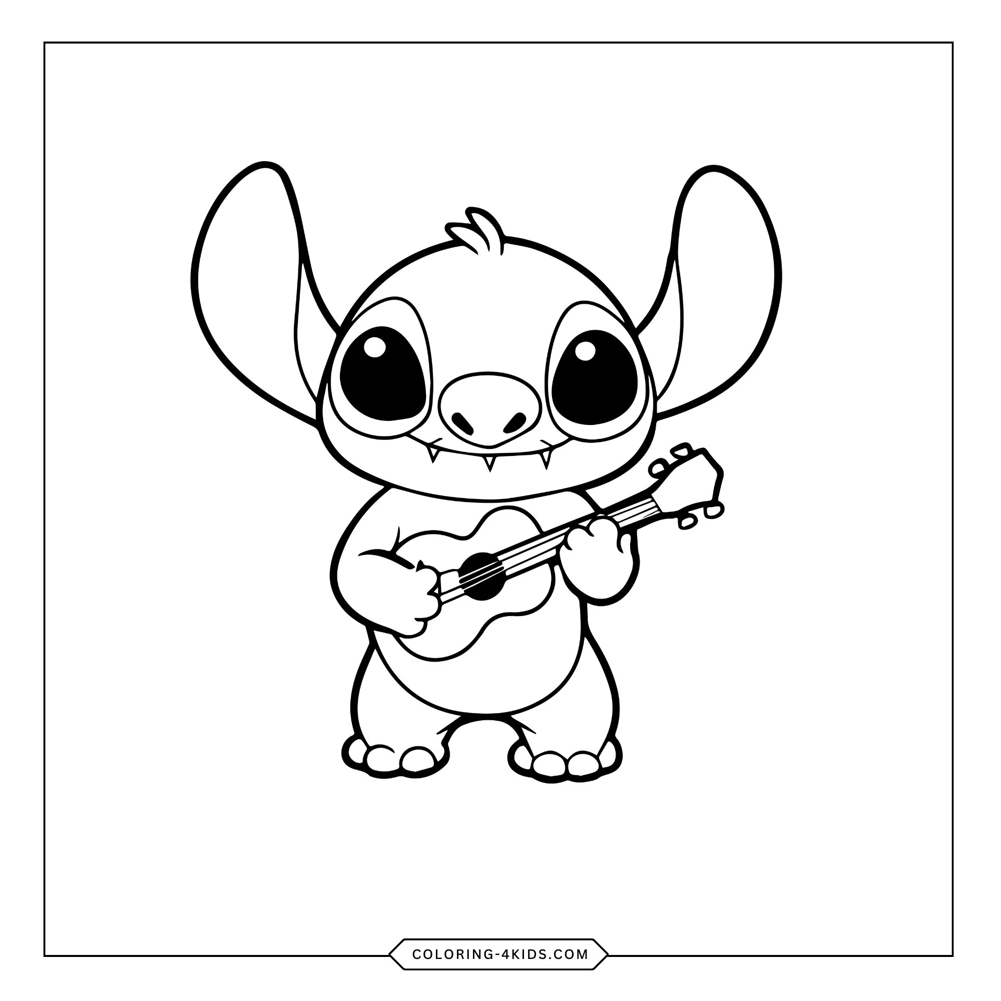 Free Lilo Stitch Coloring Pages coloring page for kids