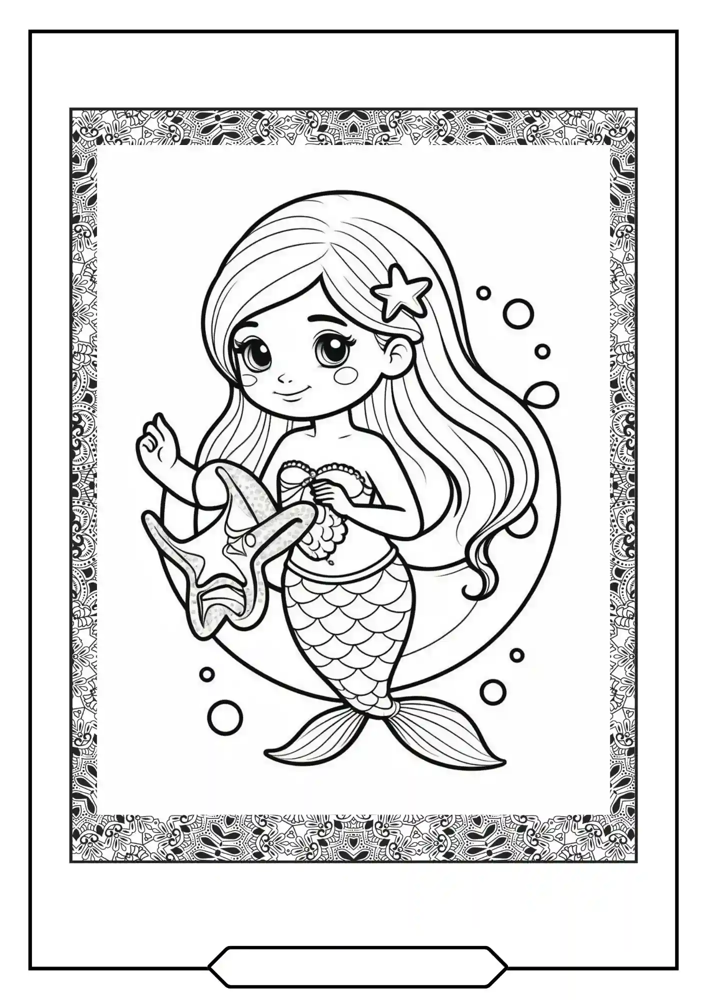 Little Mermaid Coloring Pages coloring page for kids