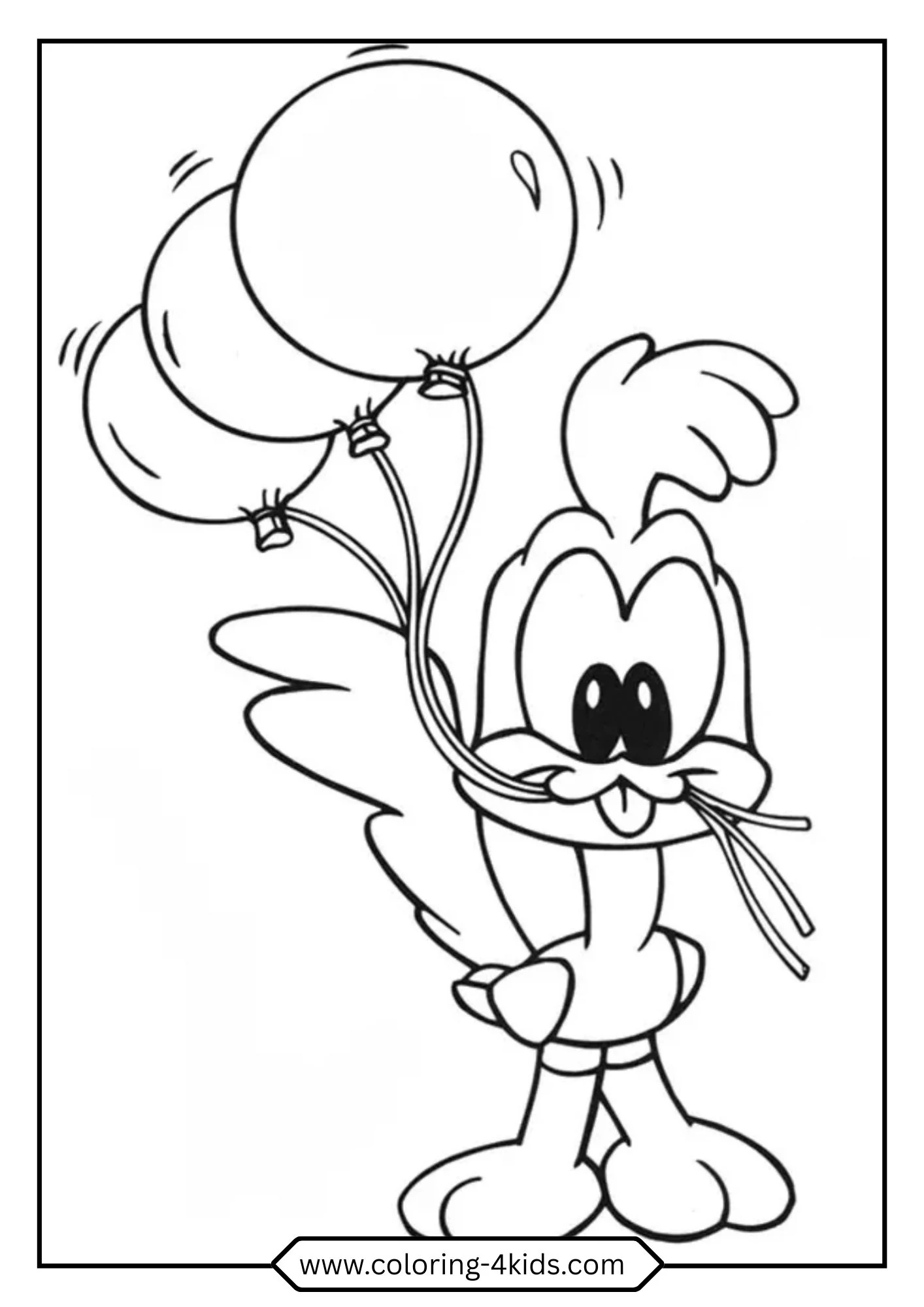Printable Looney Tunes Coloring Pages coloring page for kids