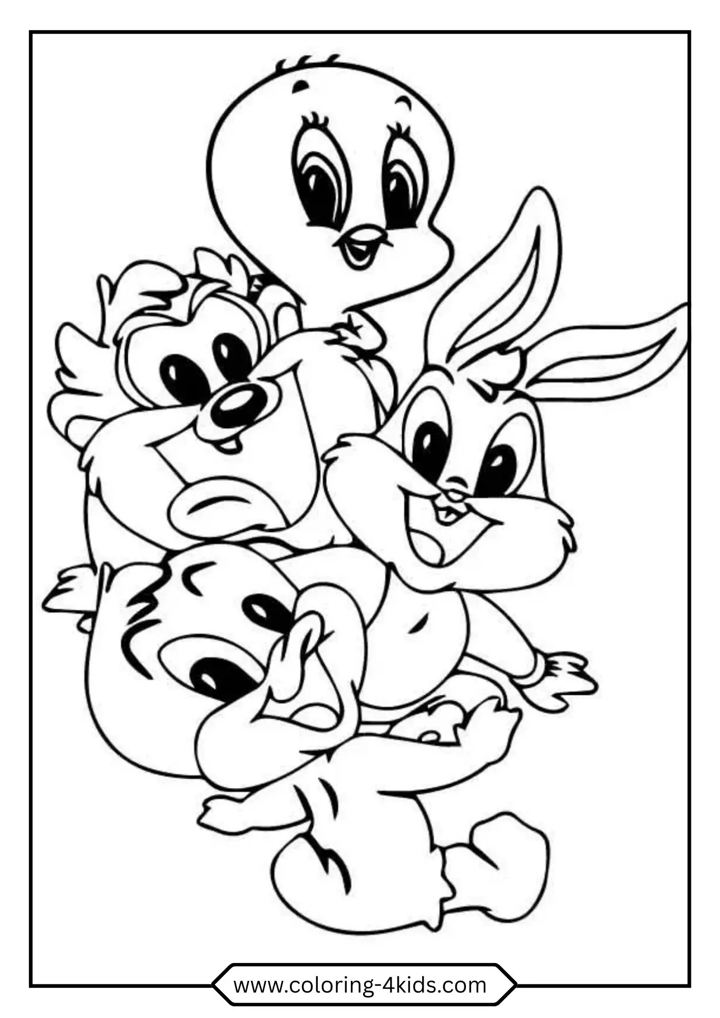 Free Looney Tunes Coloring Pages coloring page for kids