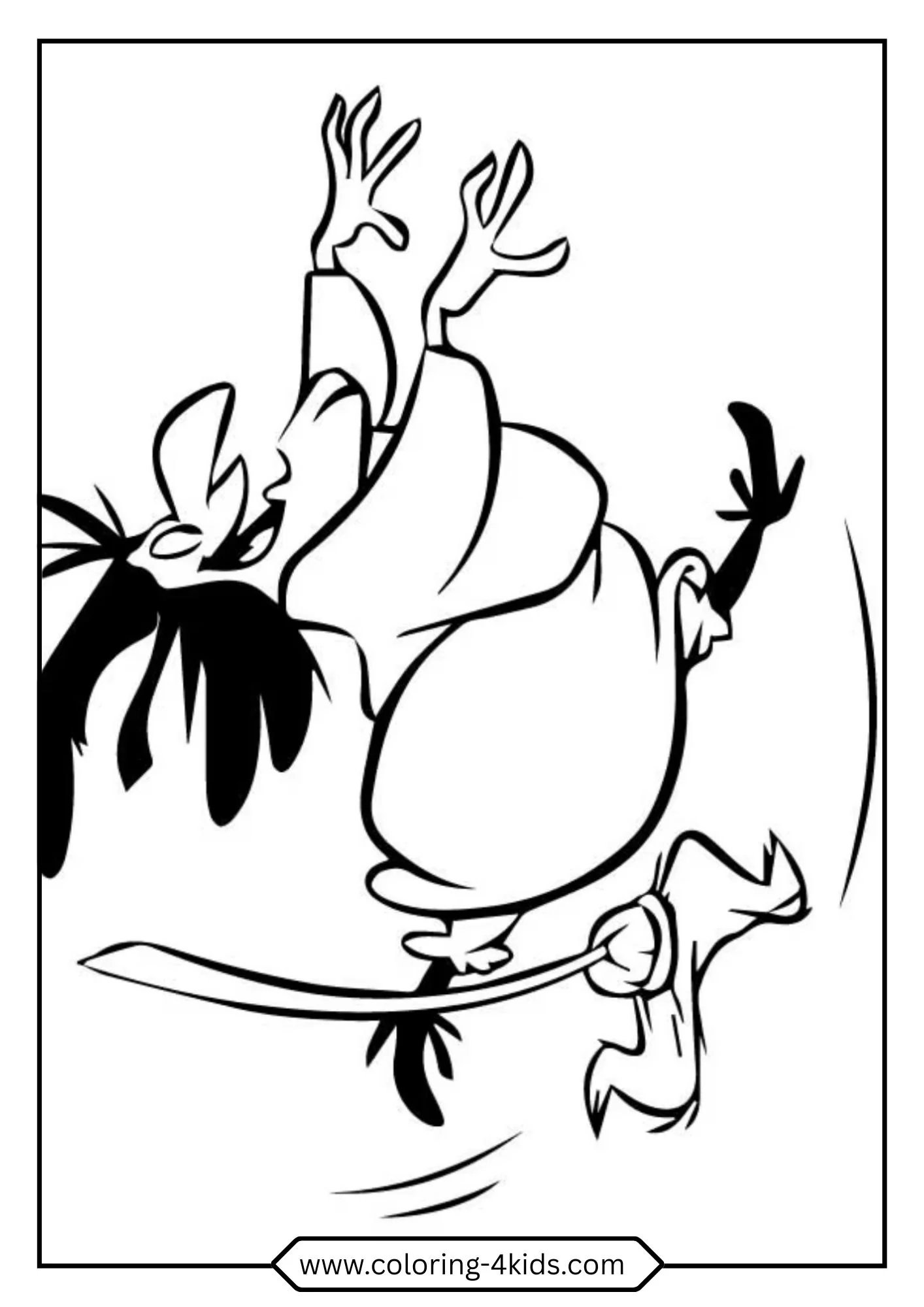 Looney Tunes Coloring Pages coloring page for kids