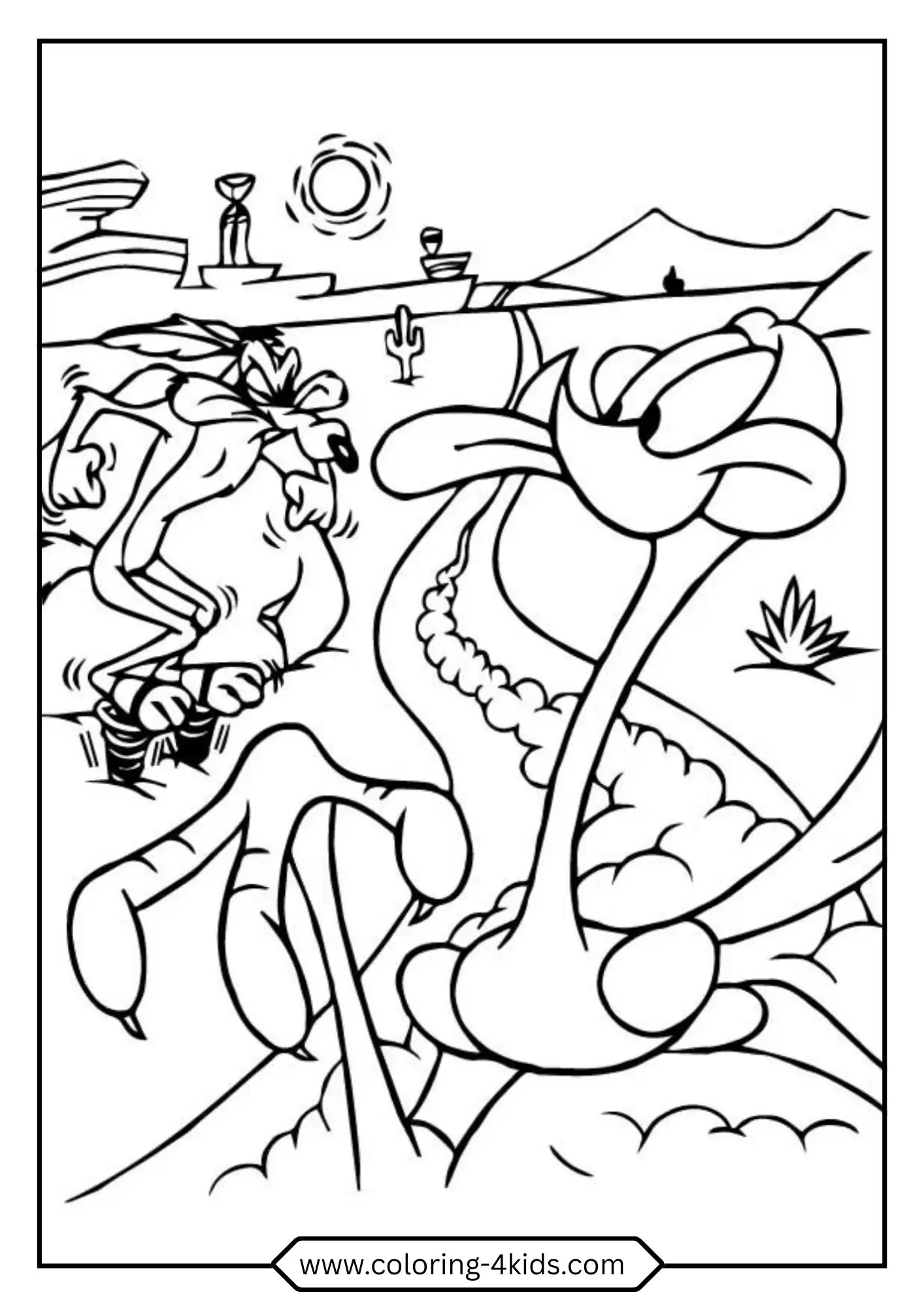 Looney Tunes Coloring Pages coloring page for kids