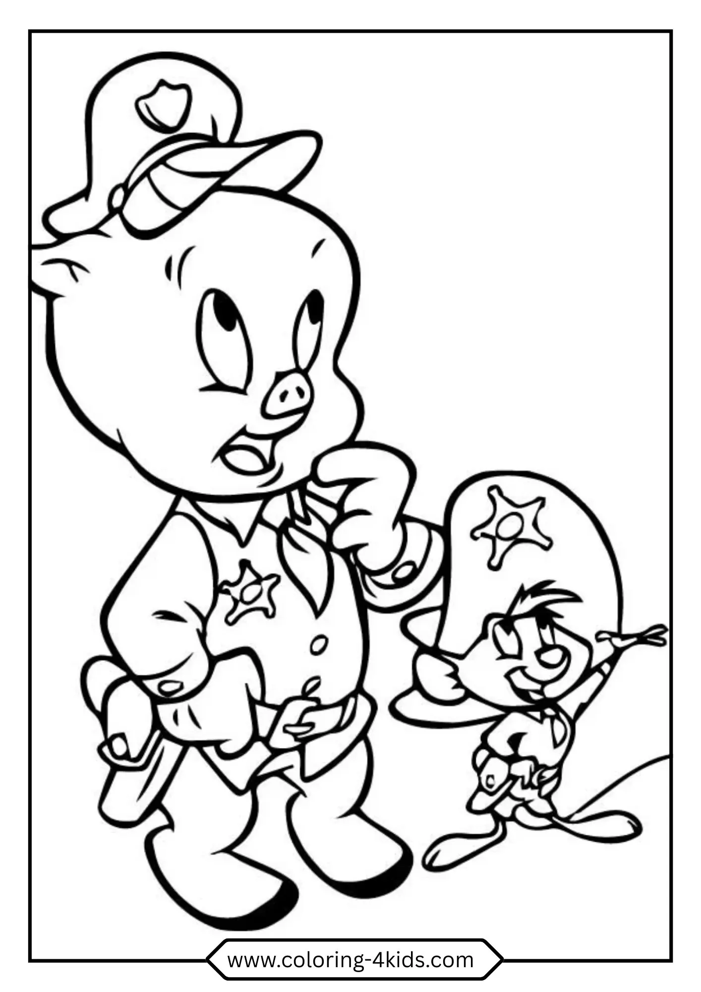 Printable Looney Tunes Coloring Pages coloring page for kids