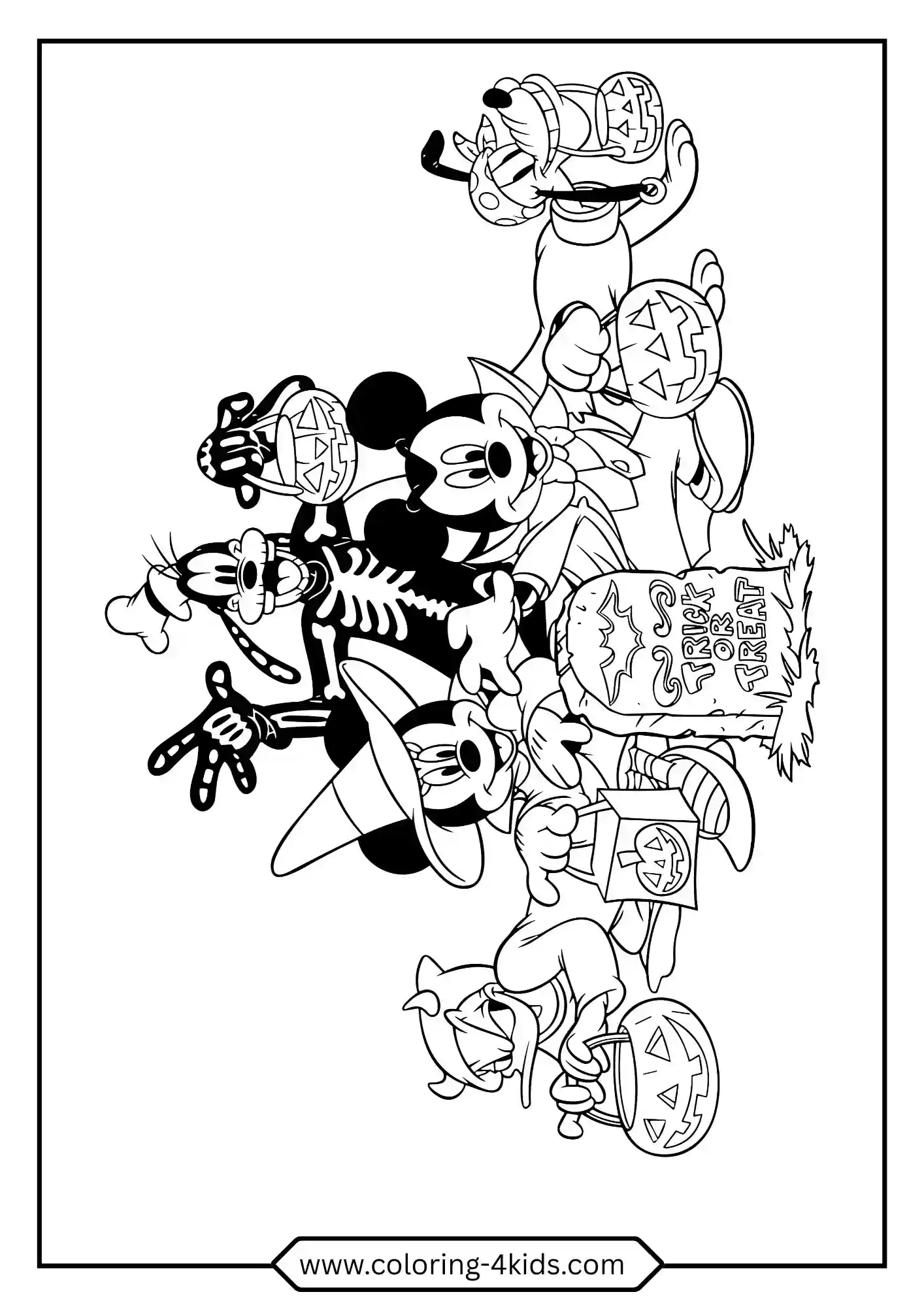 Mickey Mouse Coloring Pages coloring page for kids