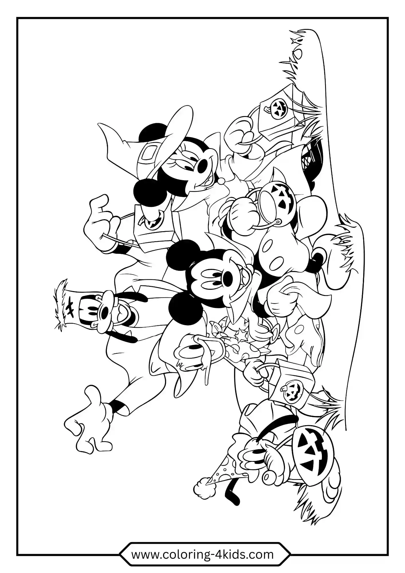 Mickey Mouse Coloring Pages coloring page for kids