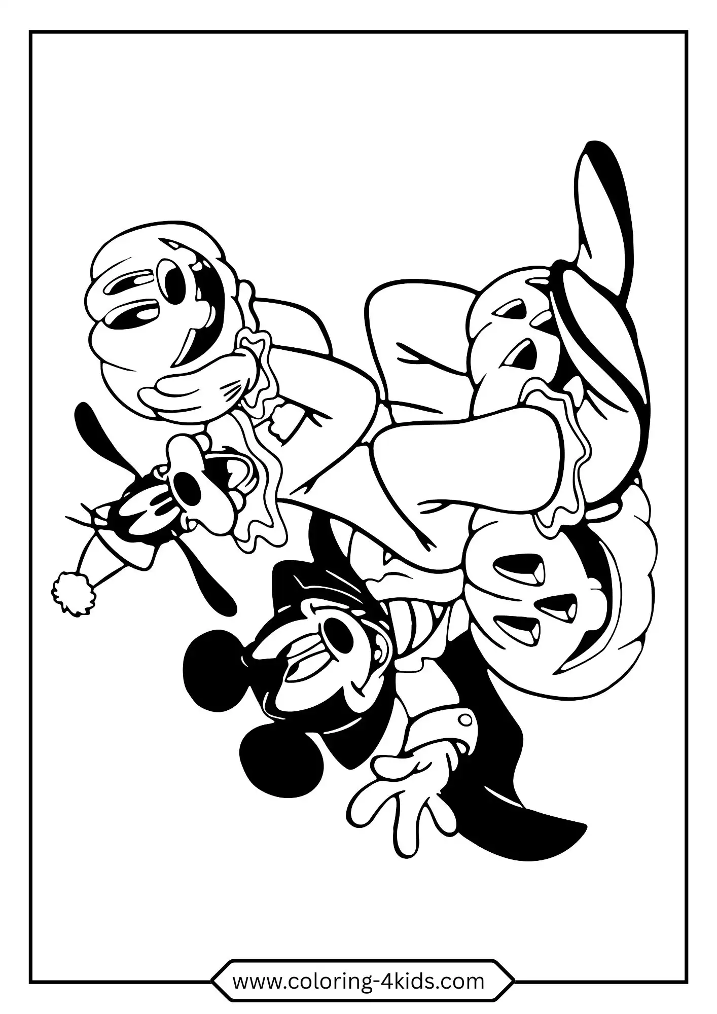 Free Mickey Mouse Coloring Pages coloring page for kids