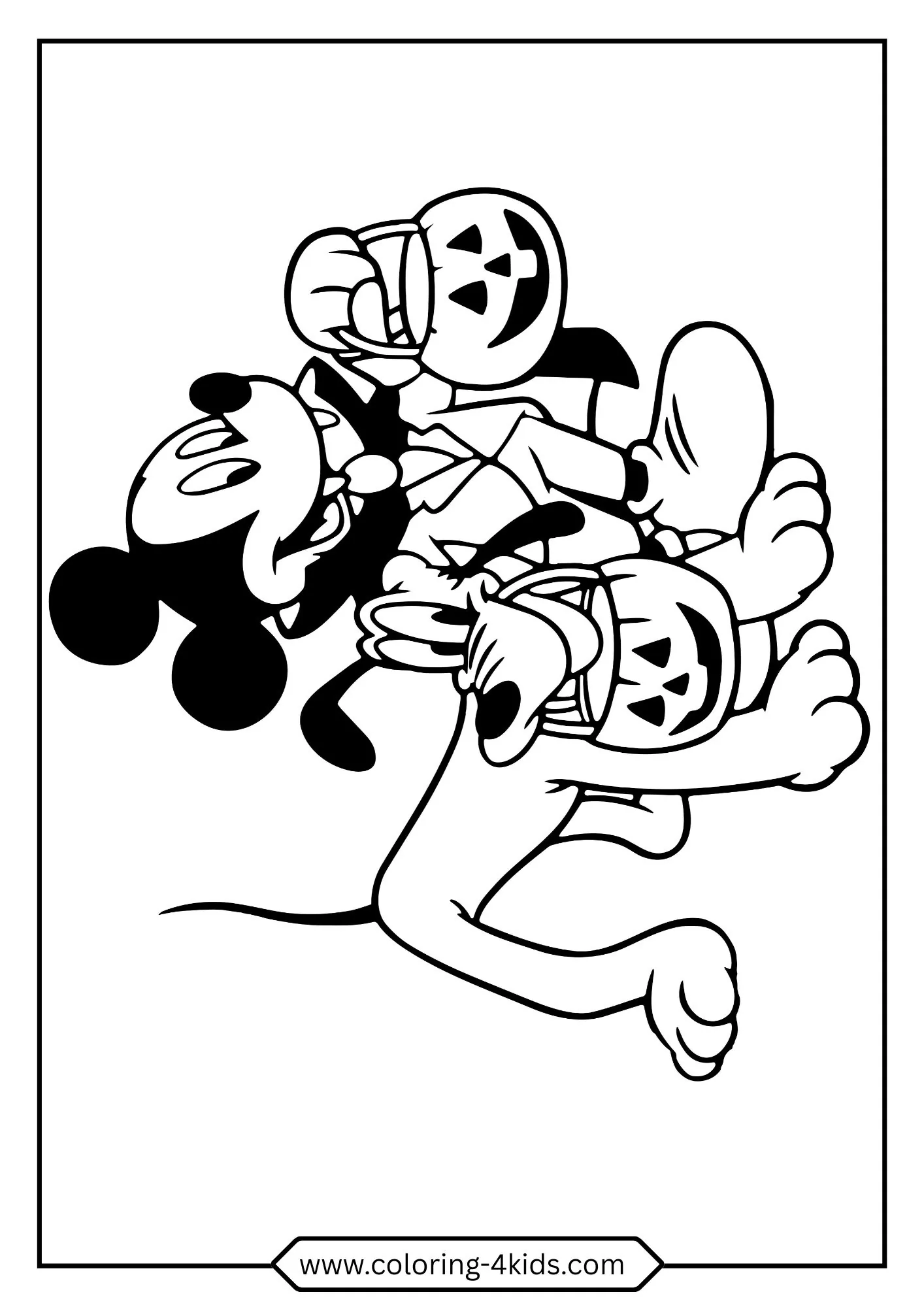 Mickey Mouse Coloring Pages coloring page for kids
