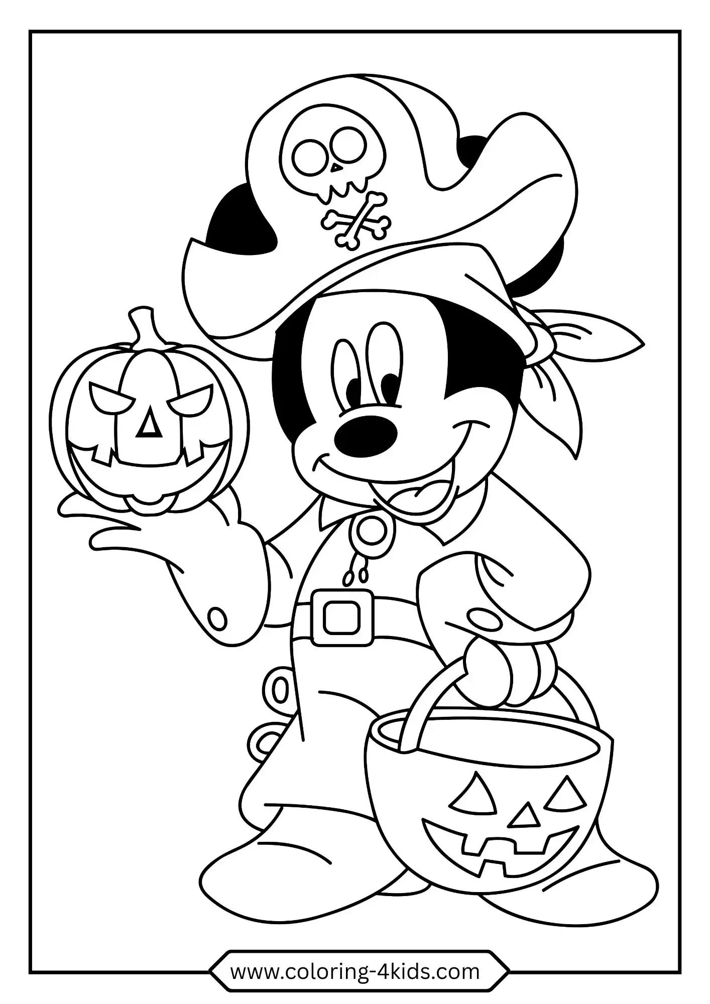 Mickey Mouse Coloring Pages coloring page for kids