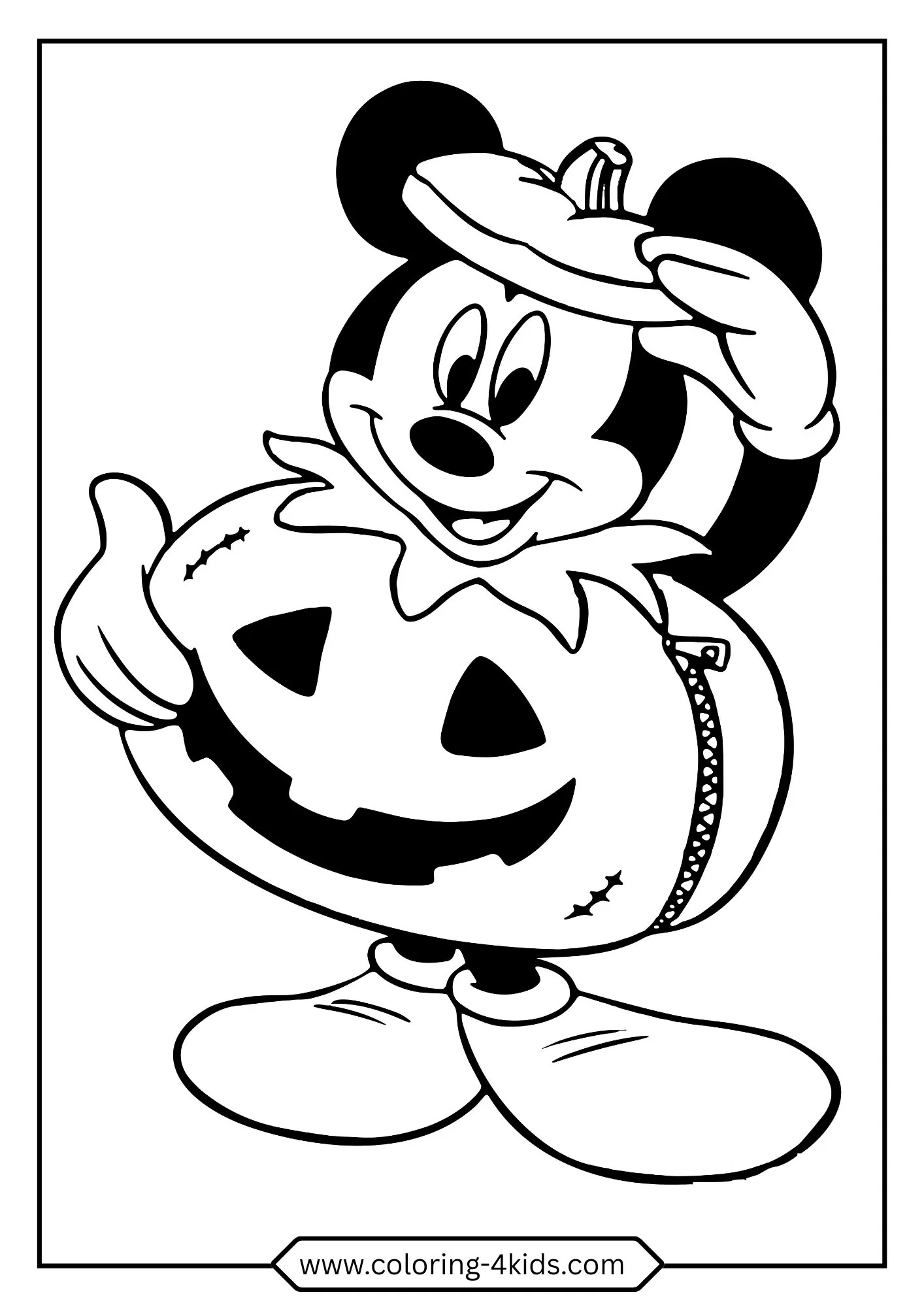 Free Mickey Mouse Coloring Pages coloring page for kids