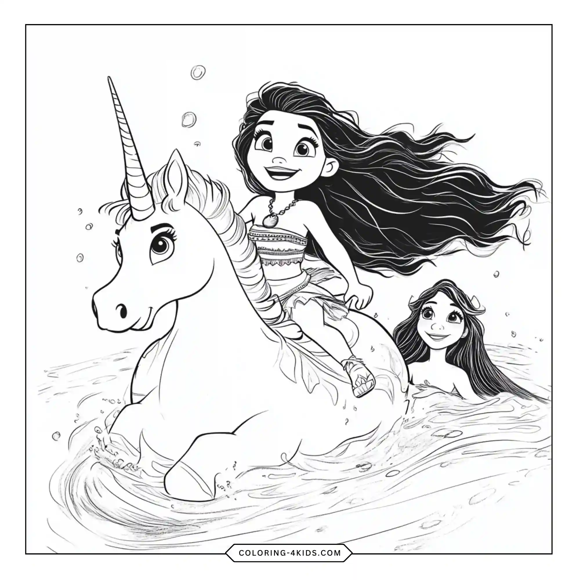 Moana Coloring Pages coloring page for kids