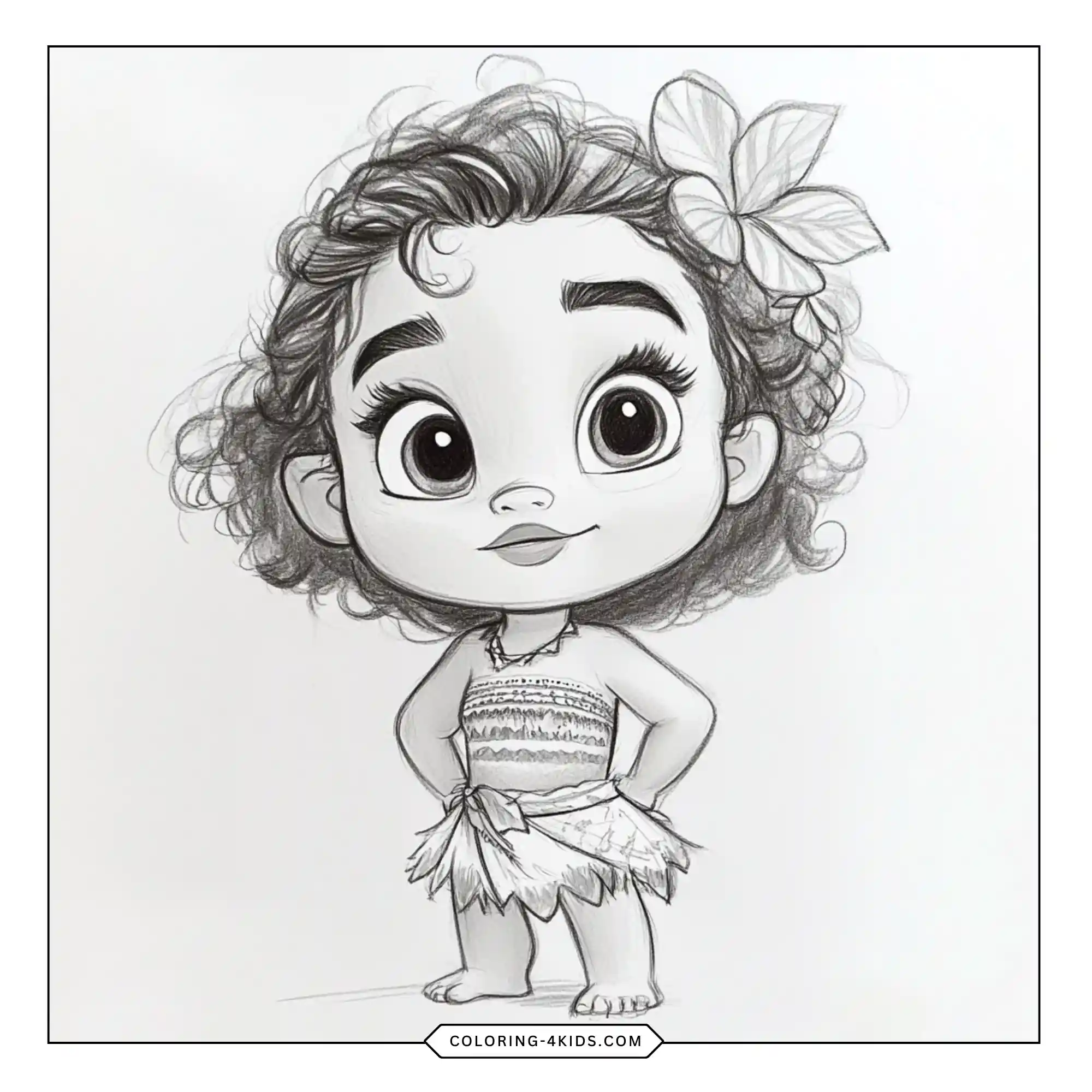 Printable Moana Coloring Pages coloring page for kids