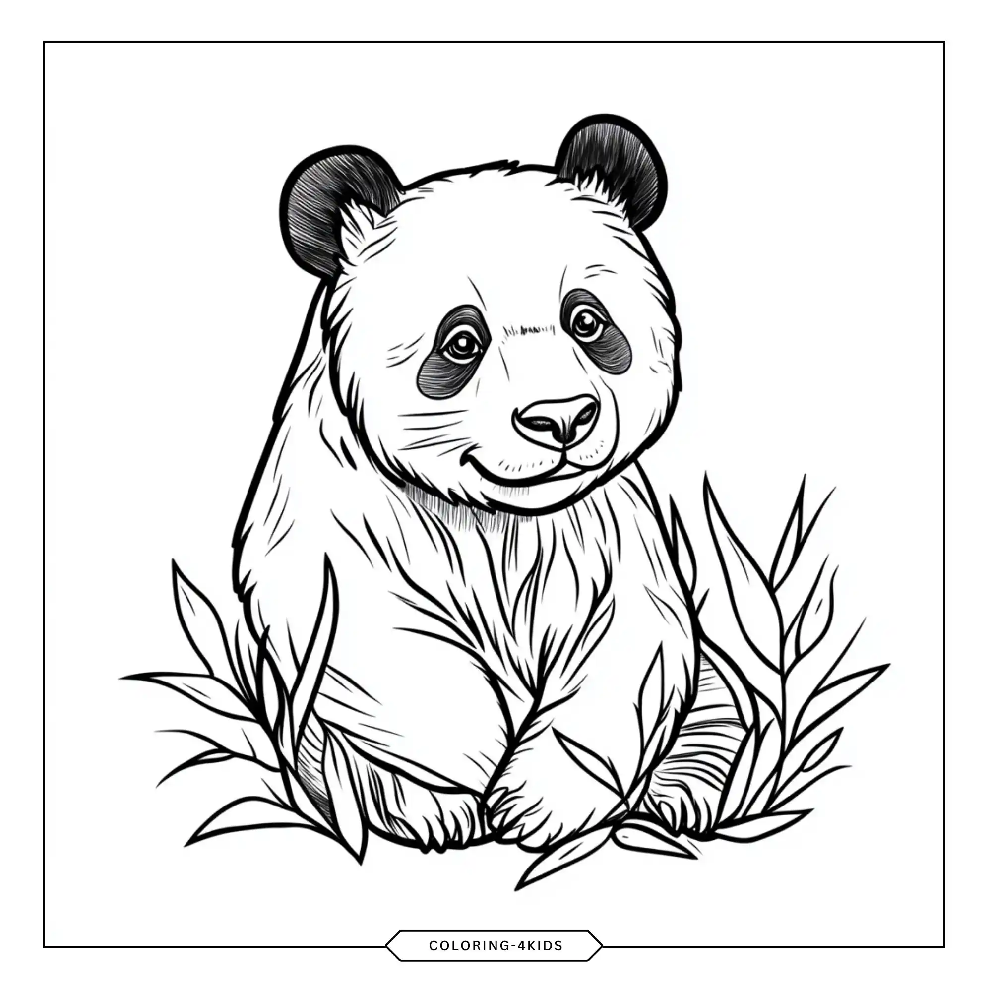 Free Panda Bear Coloring Pages coloring page for kids