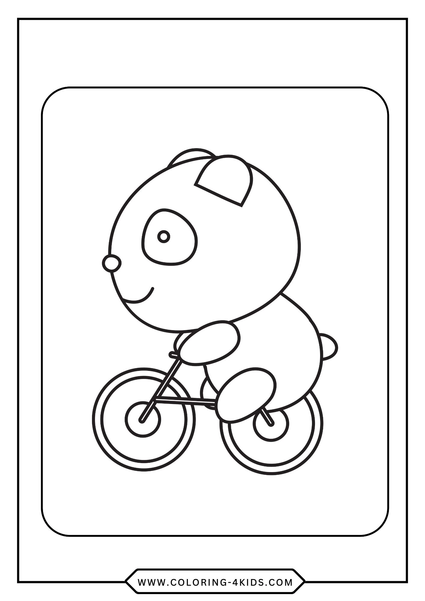 Panda Coloring Pages coloring page for kids