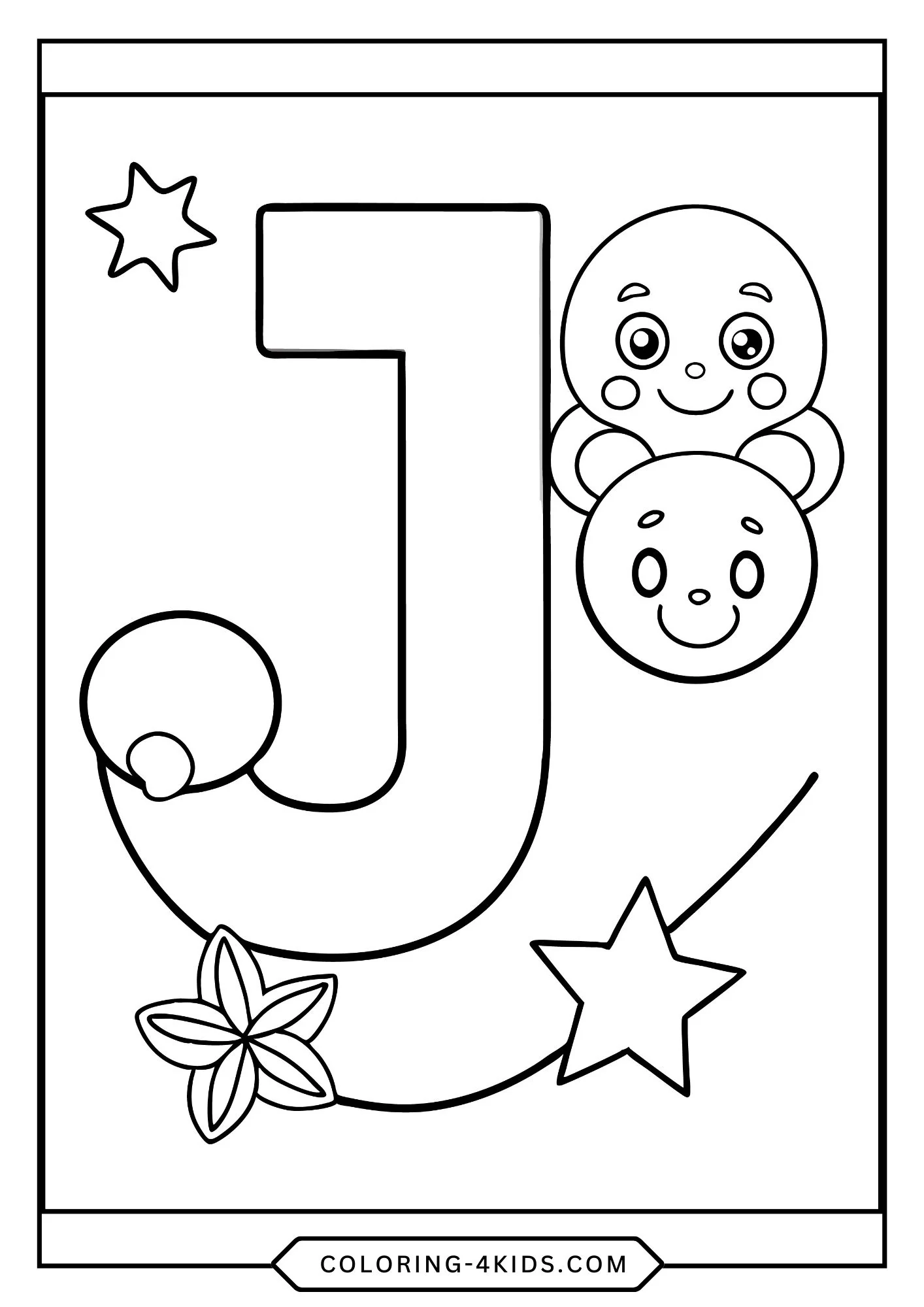 Printable Abc Coloring Pages for kids