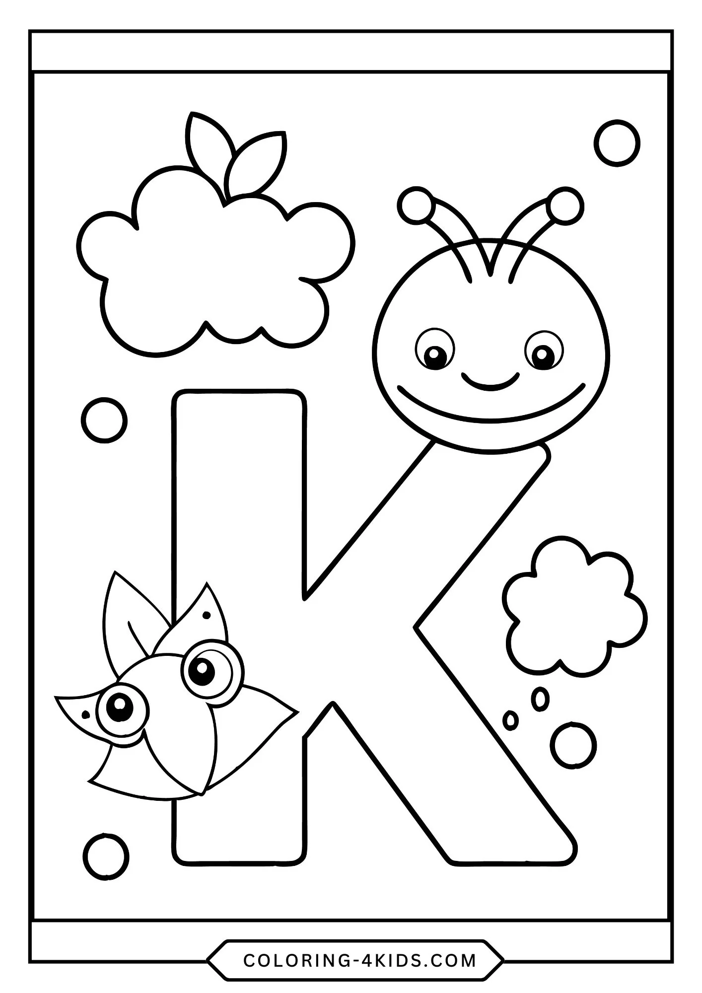 Printable Abc Coloring Pages for kids