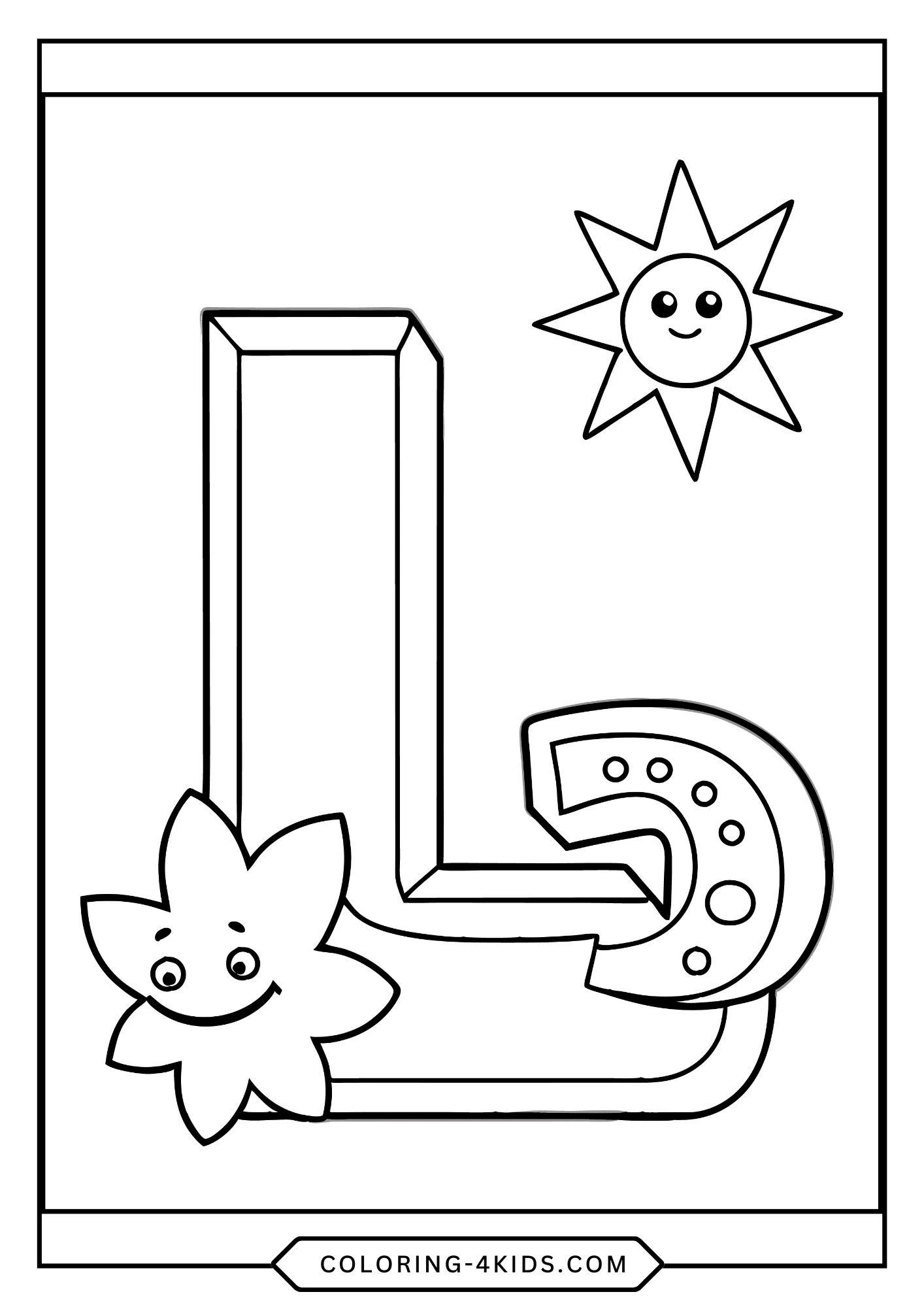 Free Printable Abc Coloring Pages for kids