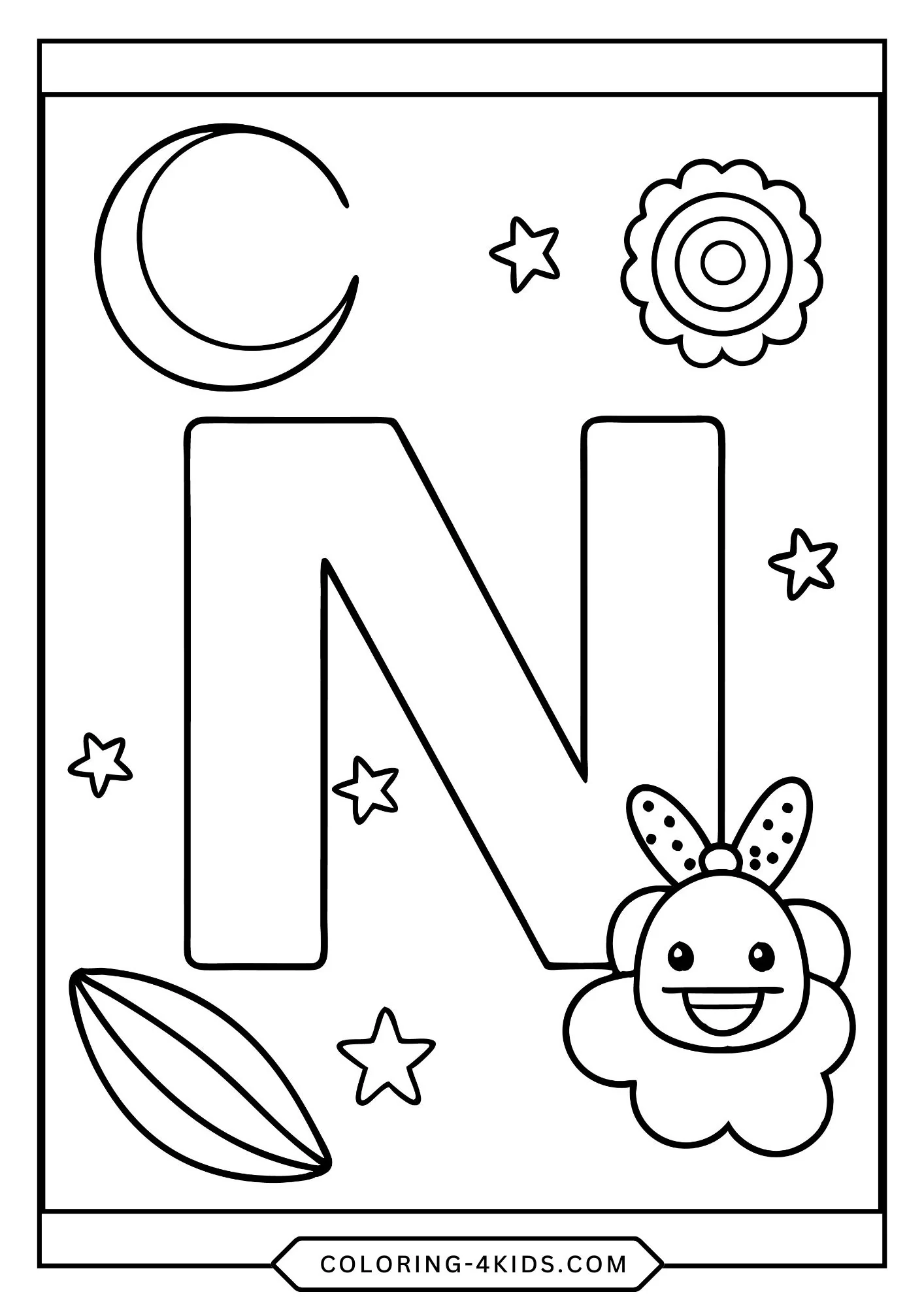 Printable Abc Coloring Pages for kids