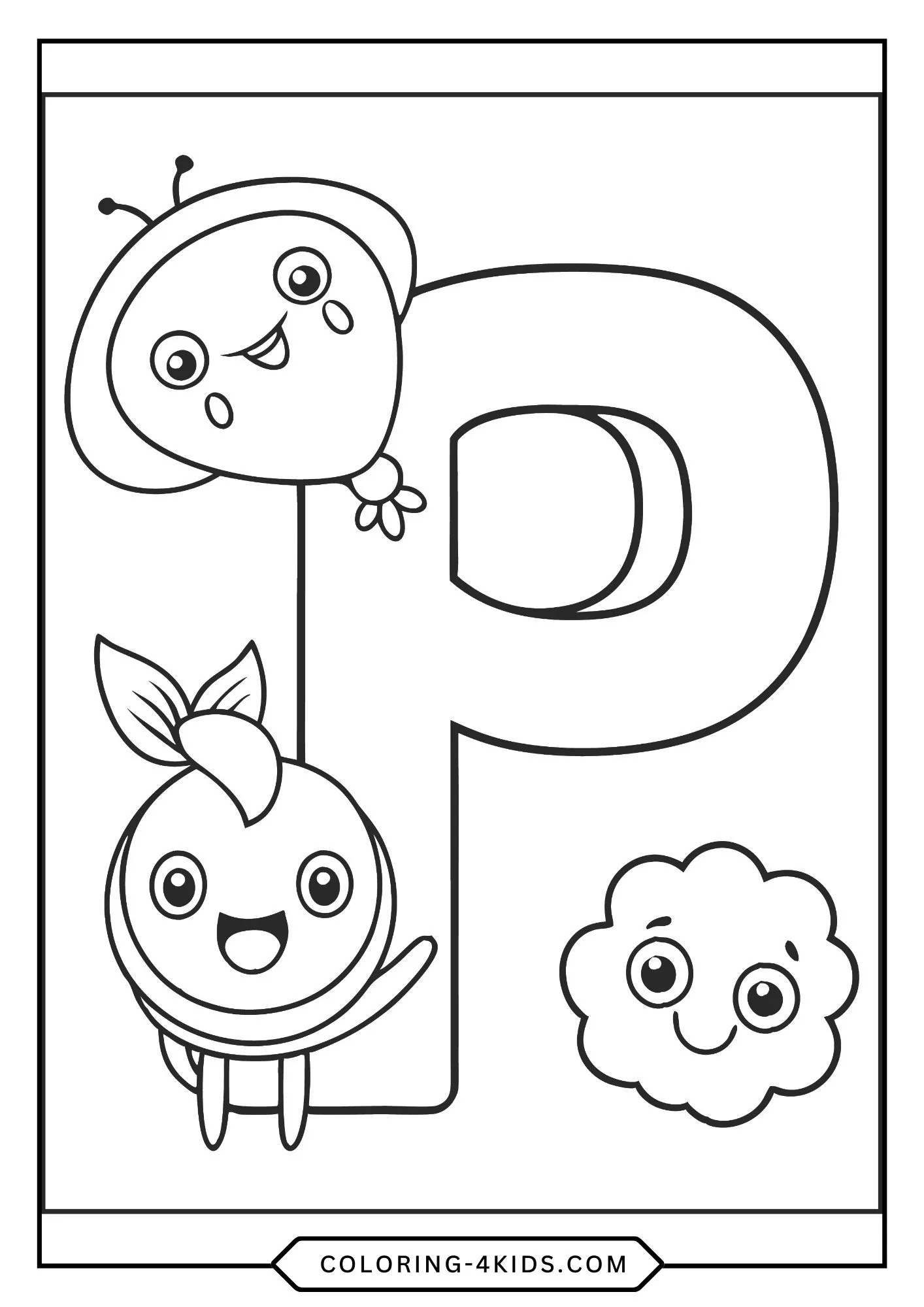 Printable Abc Coloring Pages for kids