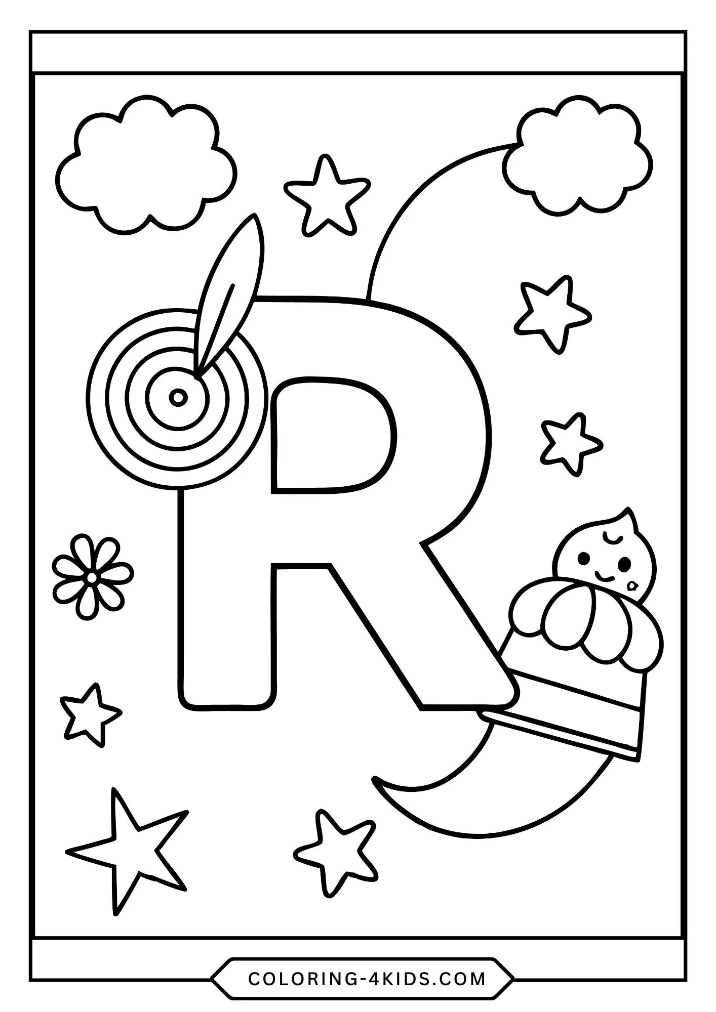 Free Printable Abc Coloring Pages for kids