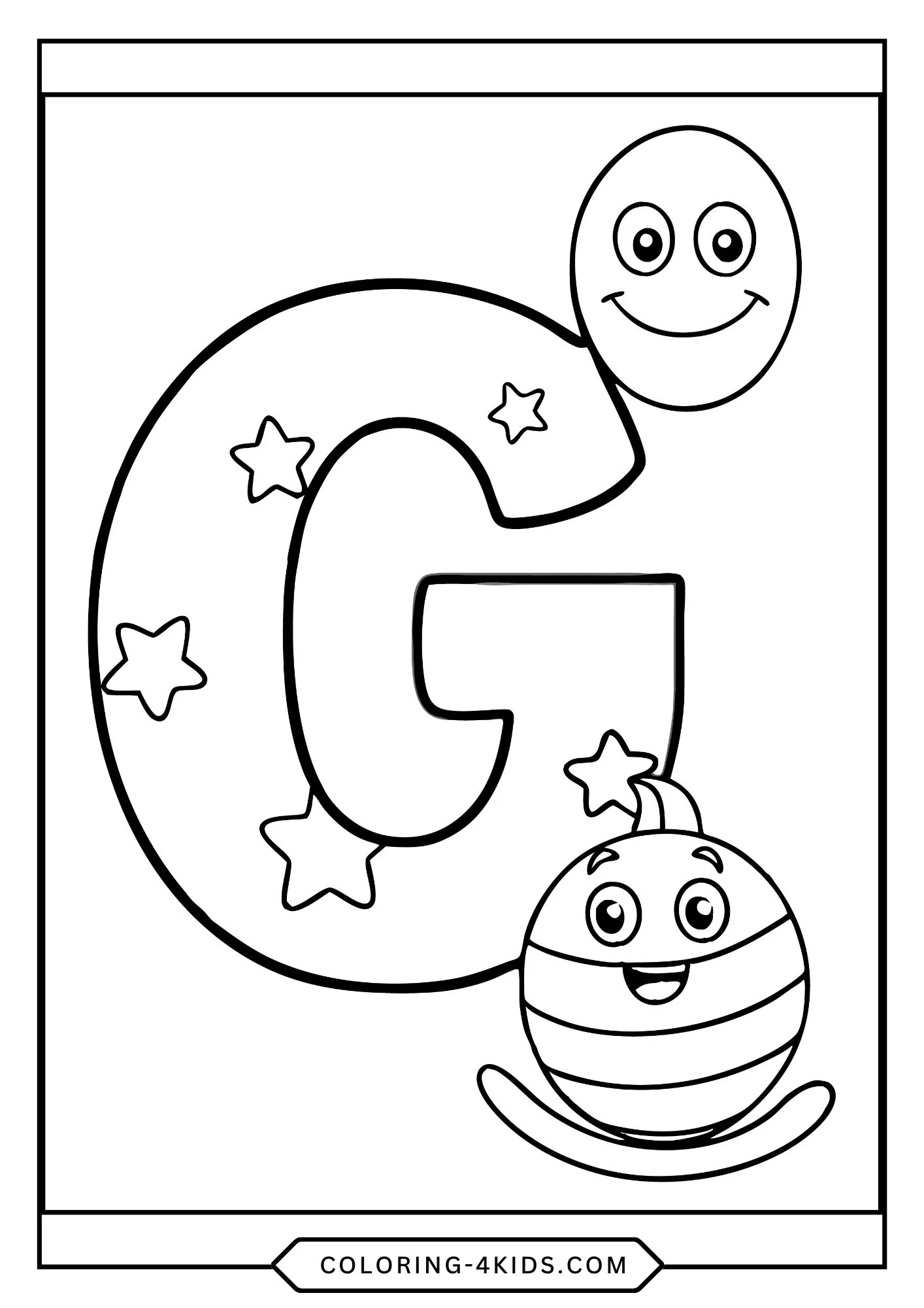 Printable Abc Coloring Pages for kids