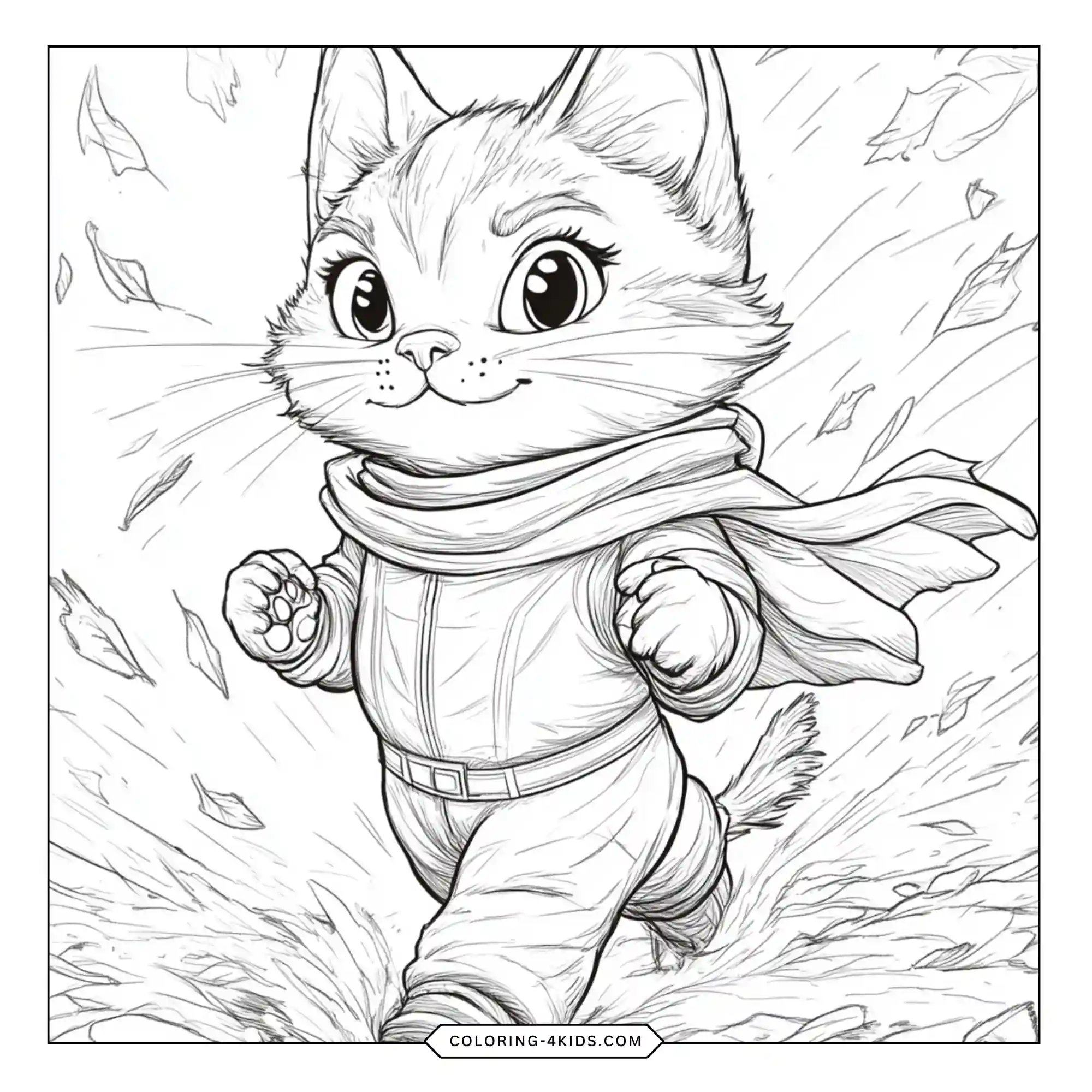 Puss In Boots Coloring Pages coloring page for kids
