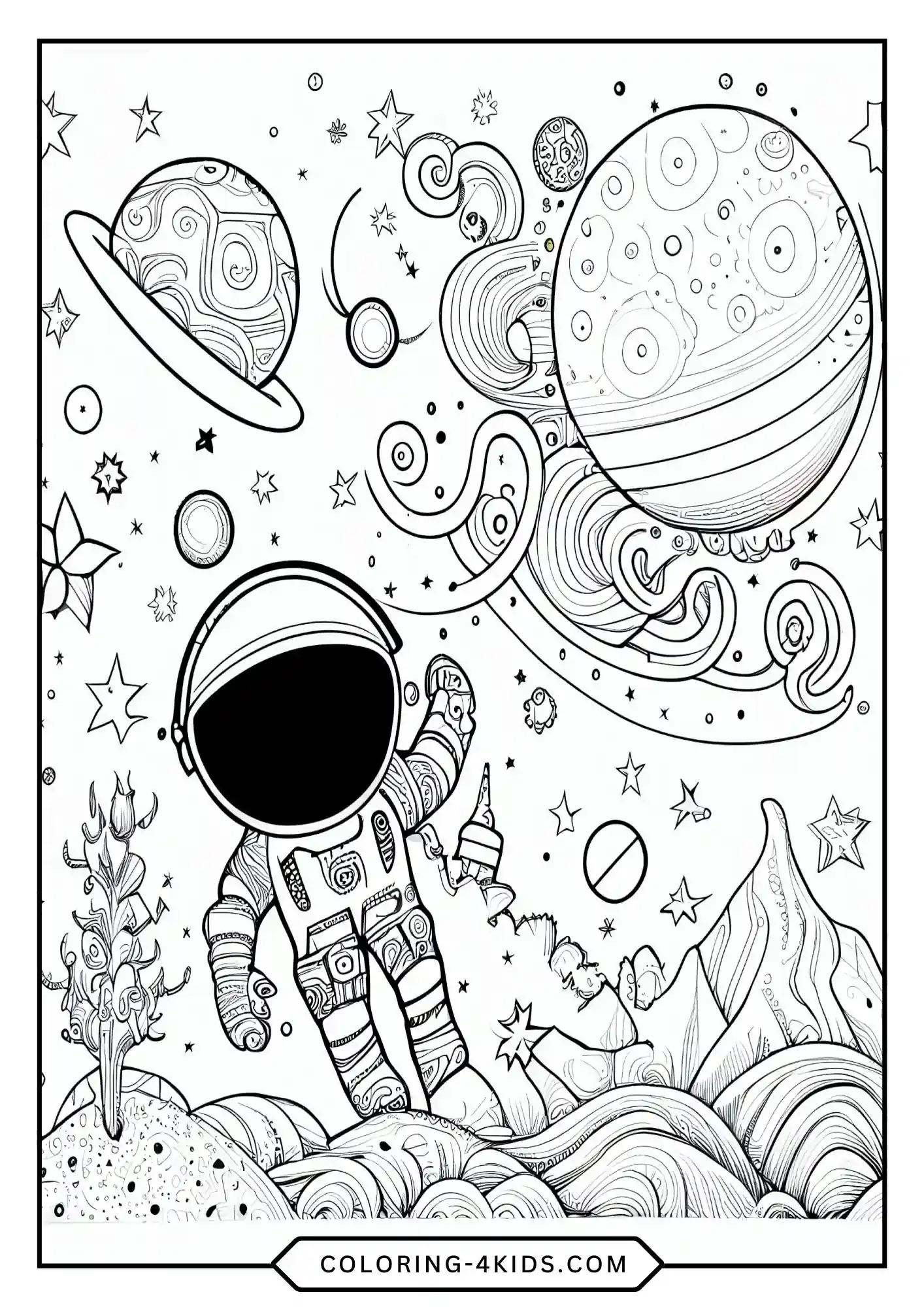 Rocket Ship Coloring Pages coloring page for kids