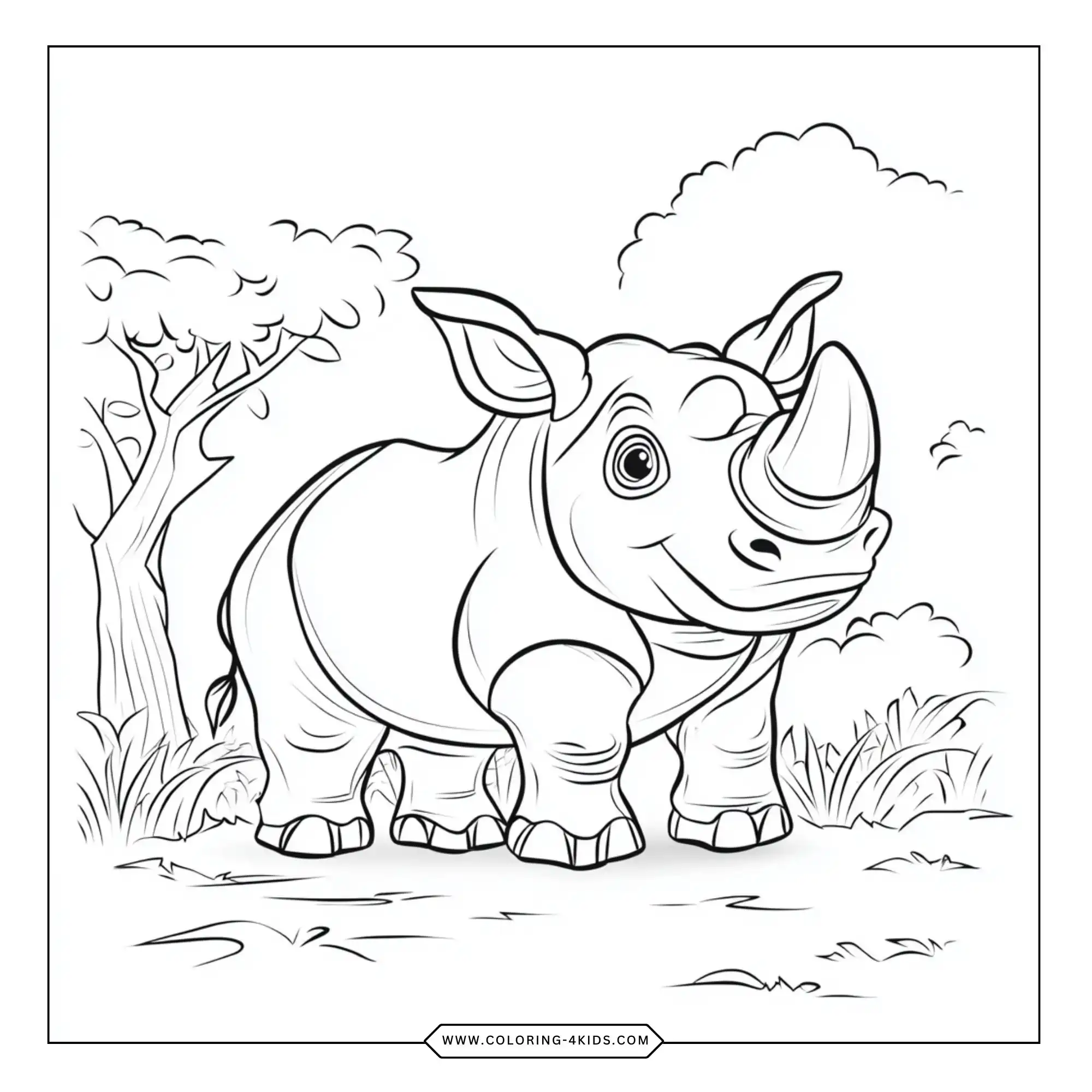 Safari And Safari Animals Coloring Pages coloring page for kids