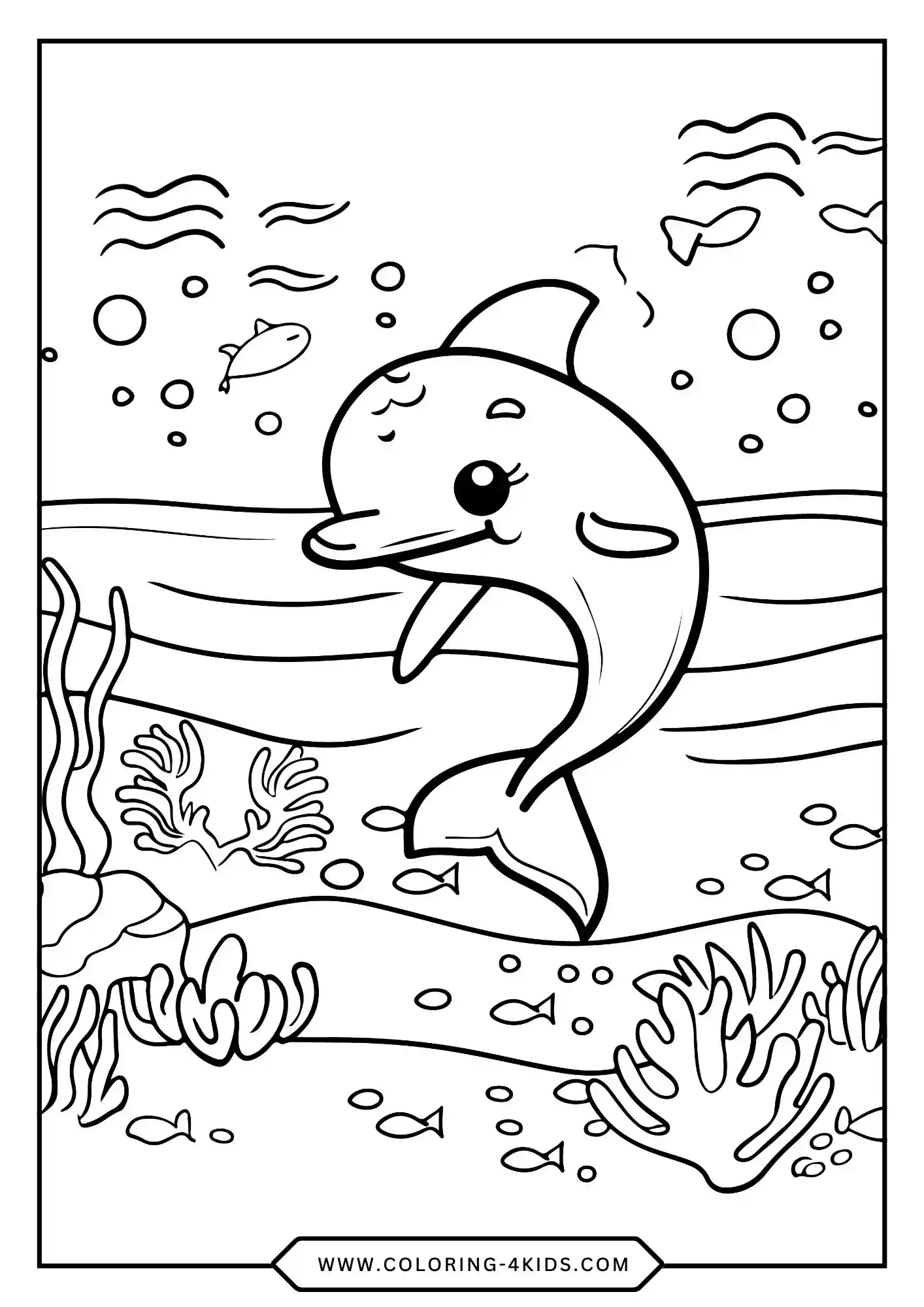 Sea Life Coloring Pages coloring page for kids