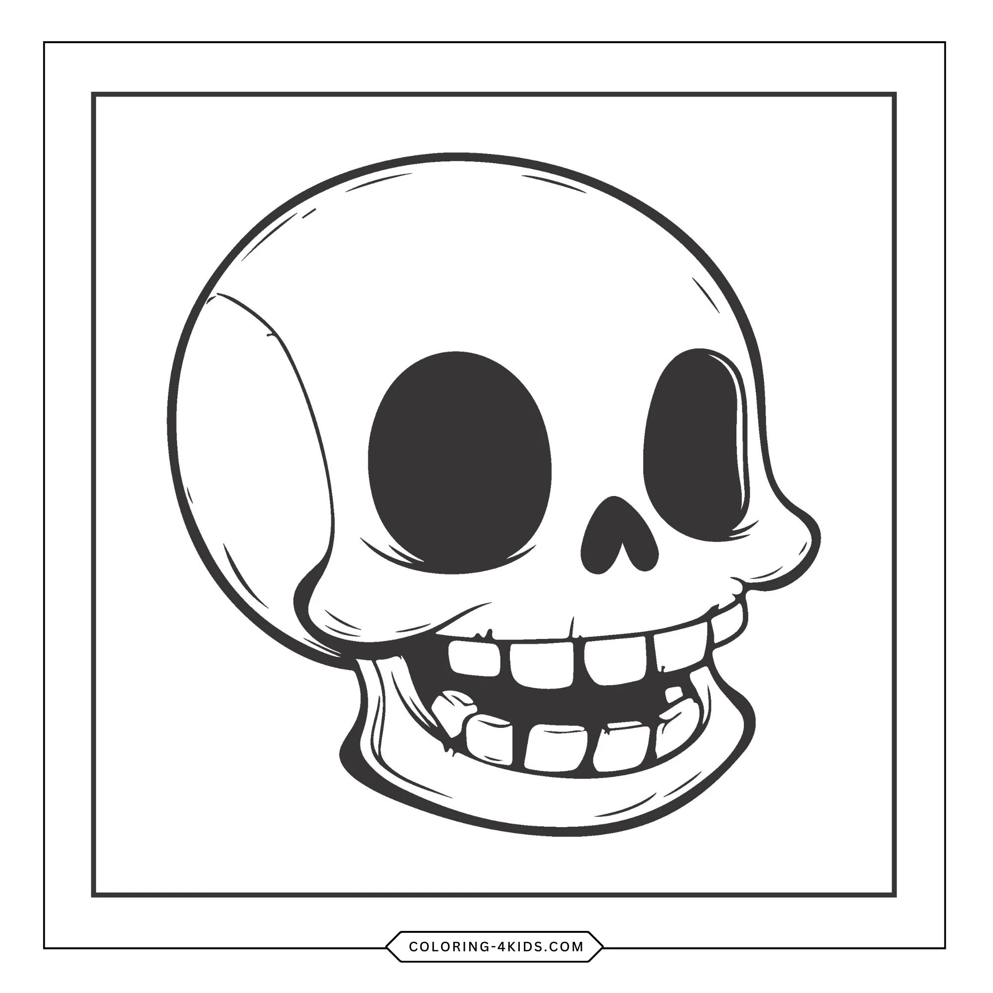 Skull Coloring Pages For Girls coloring page for kids