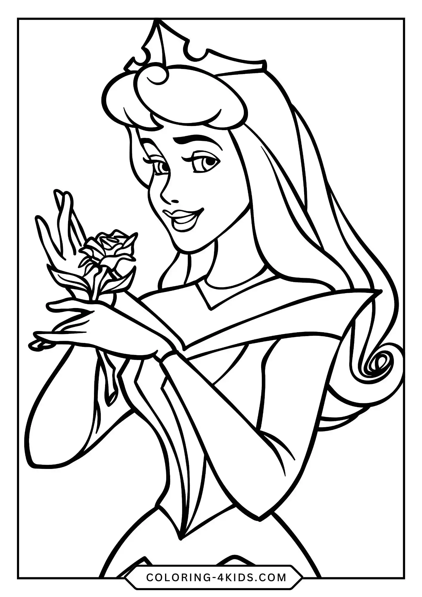 Sleeping Beauty Coloring Pages coloring page for kids