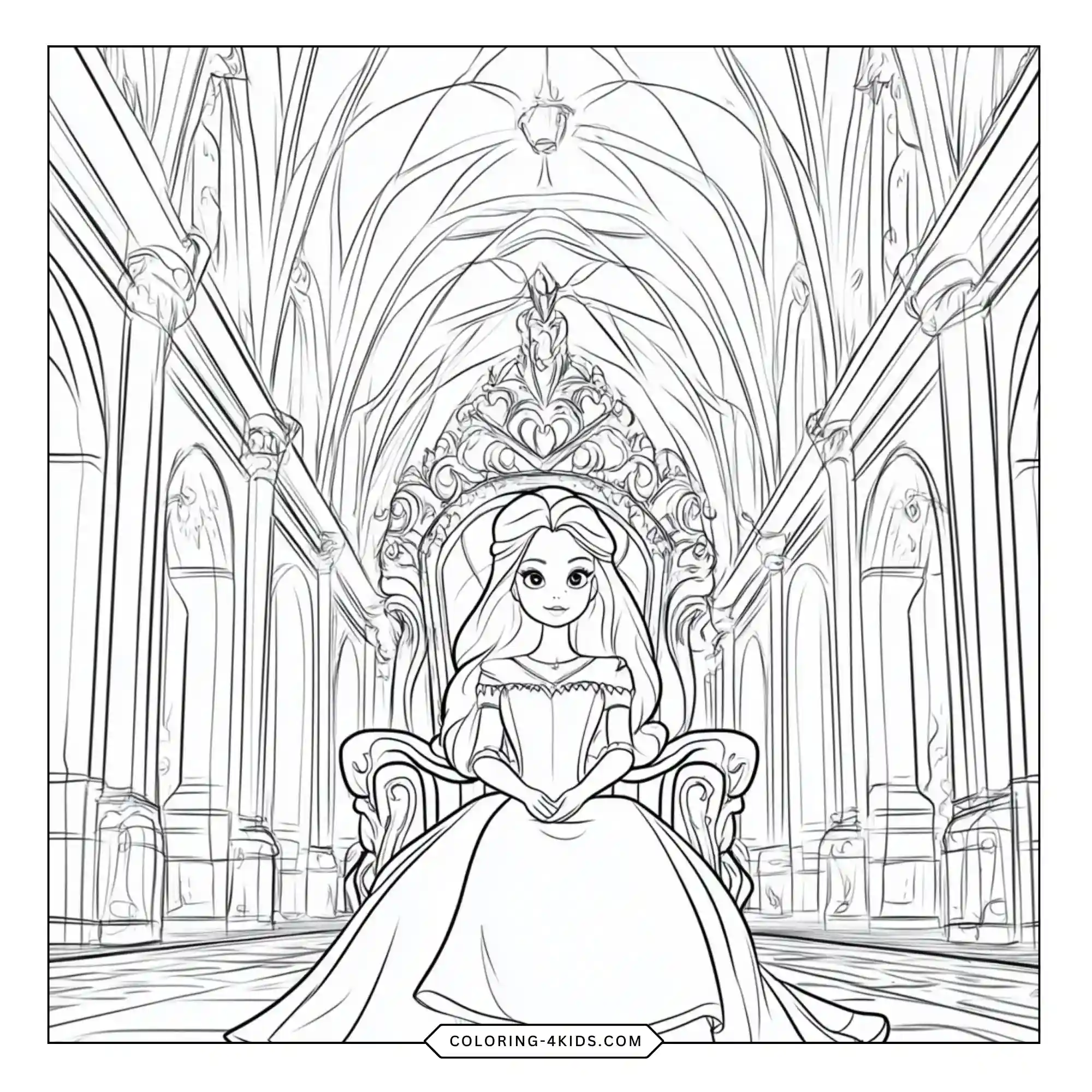 Free Sofia The First Coloring Pages coloring page for kids