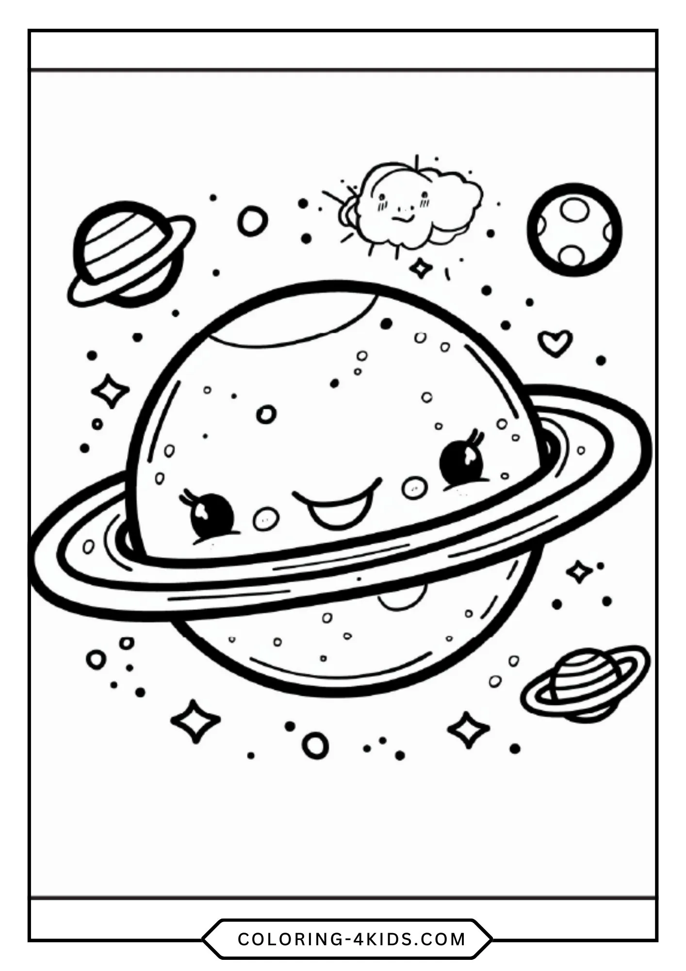 Free Solar System Coloring Pages coloring page for kids