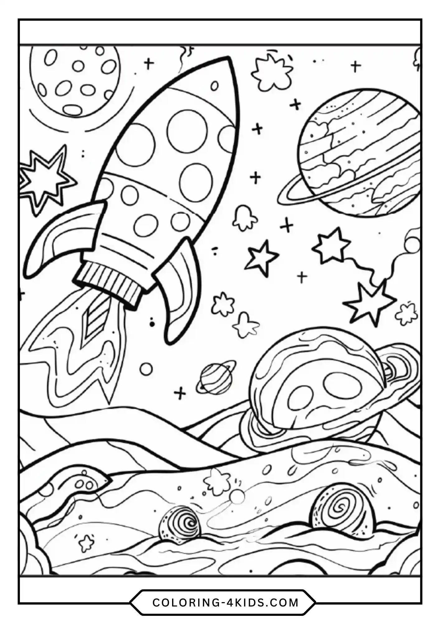 Free Solar System Coloring Pages coloring page for kids