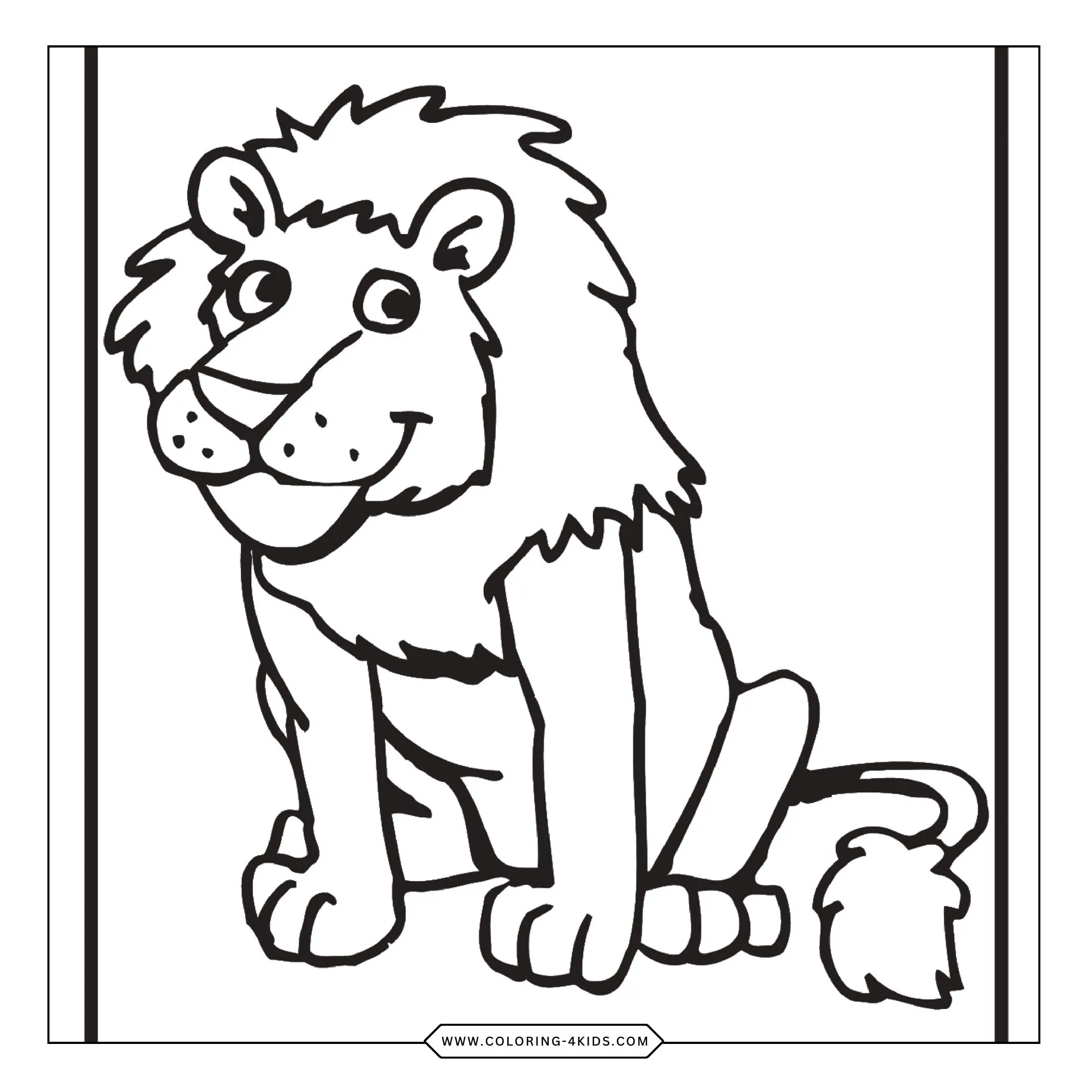 Zoo Animals Coloring Pages coloring page for kids